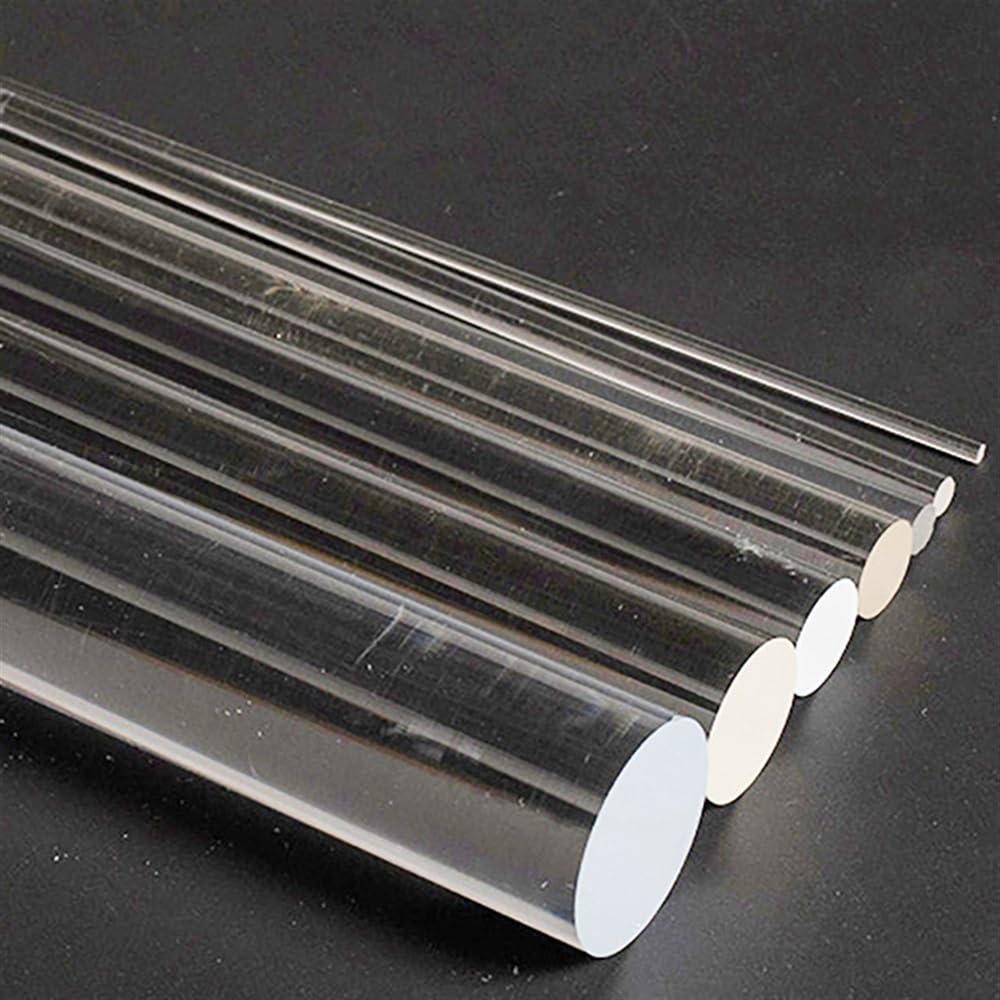 Bastoncini Acrilico Trasparenti SOFPLATE - 100 Pezzi 20.1cm Per Decorazioni Torte E Fai-Da-Te