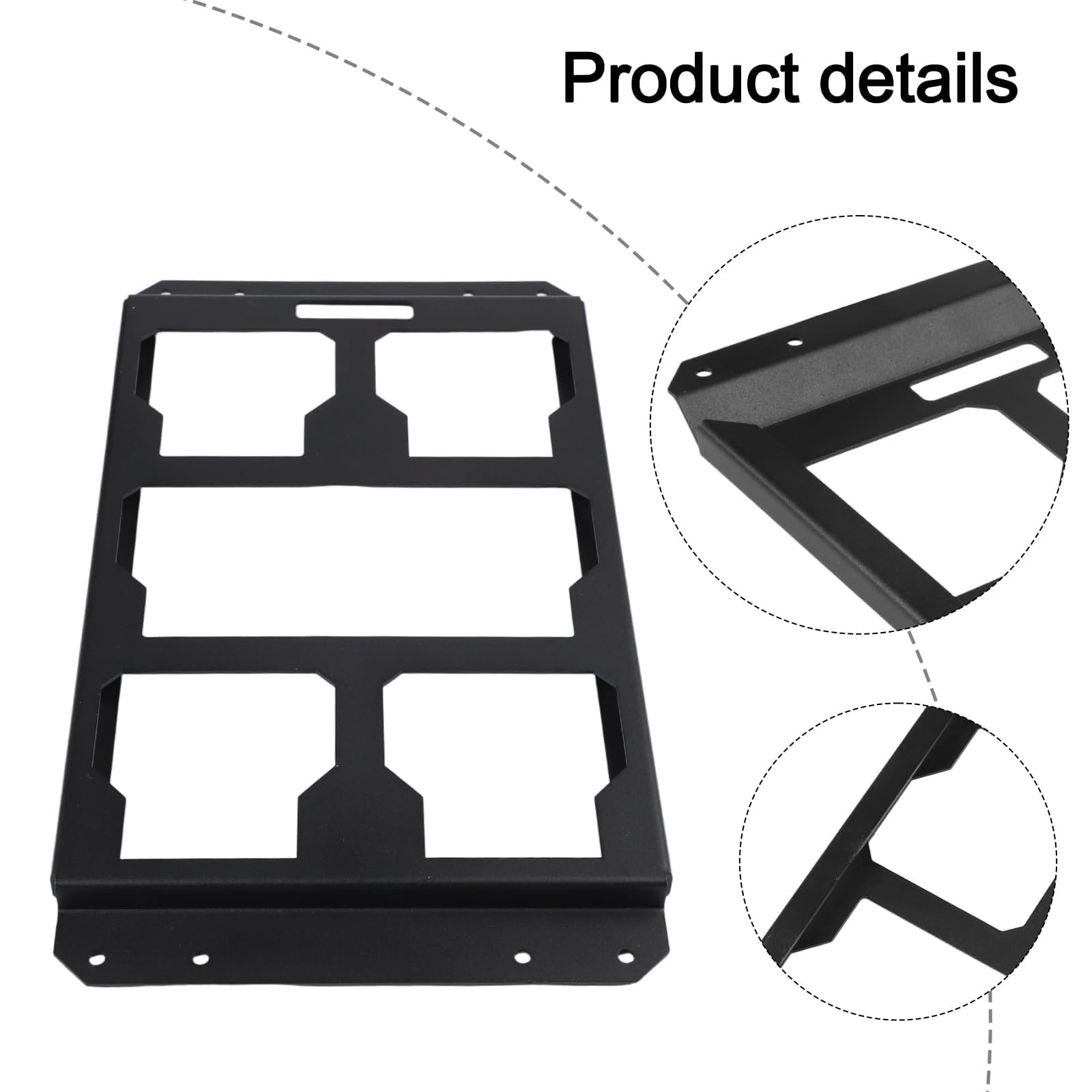 Werkzeugkastenhalter Installationsplatte für Packout, Aluminiumlegierung Montagehalterung für Toolbox Aufbewahrungssystem für Milwaukee Werkzeugkasten Halterung für Packout Montageplatte für Auto Werk