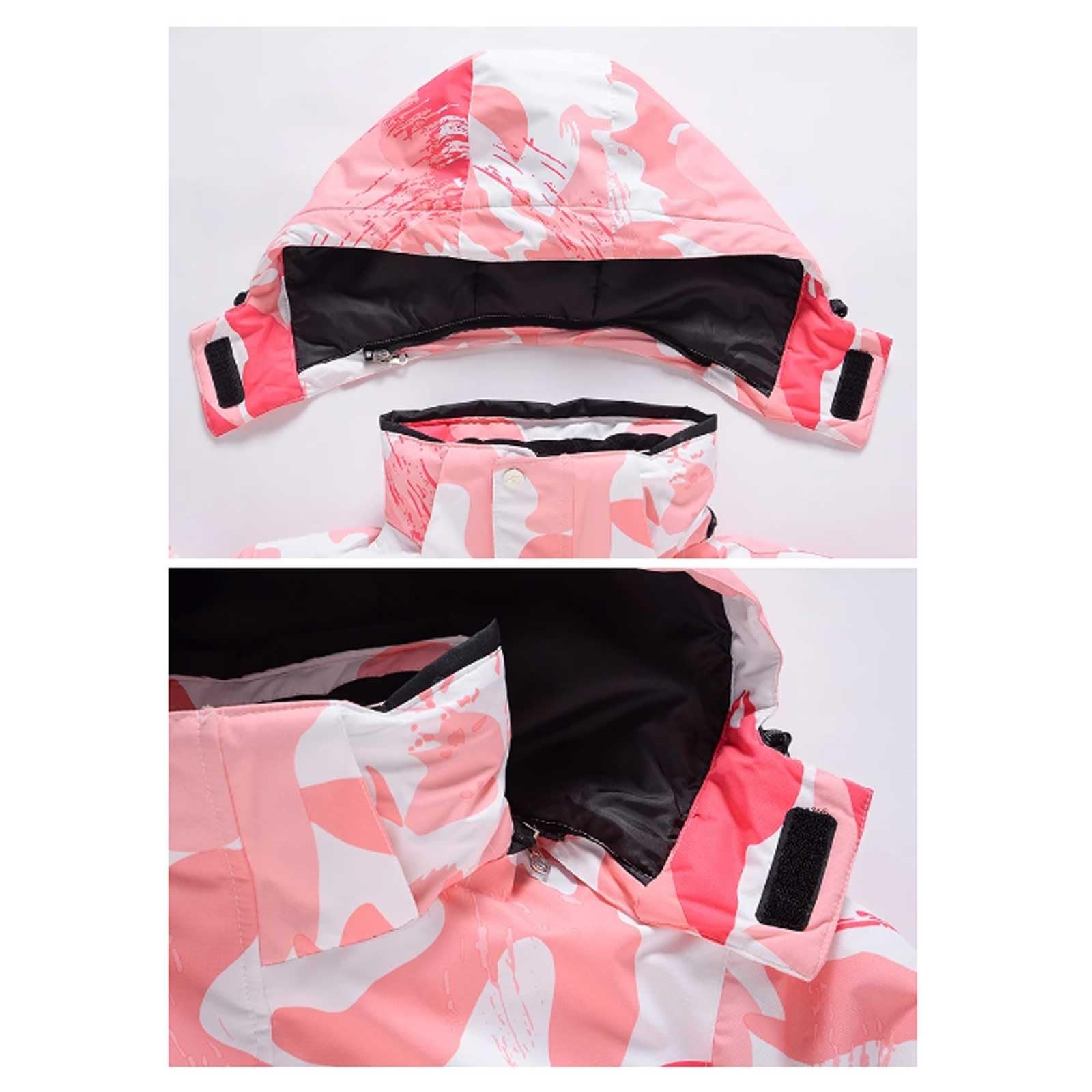 Tute da neve Tute da sci invernali Tuta da neve da donna Tuta da neve impermeabile Set Abbigliamento da snowboard Costumi da sci Abbigliamento invernale Giacca con cinturino Pantalone for ragazza e do