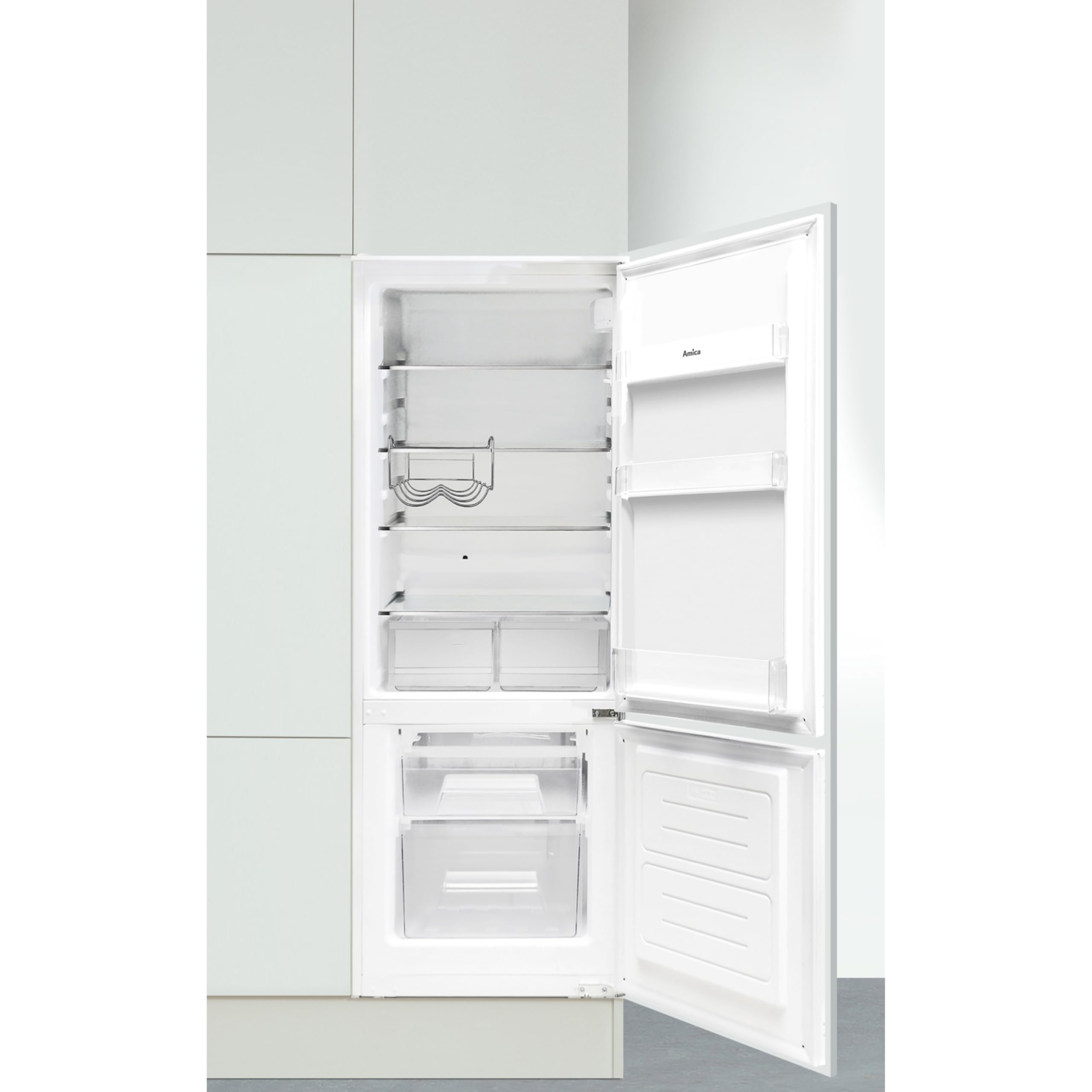 Amica Einbau Kühl Gefrierkombination 145 cm Nische Schlepptür-Technik Inverter Kompressor