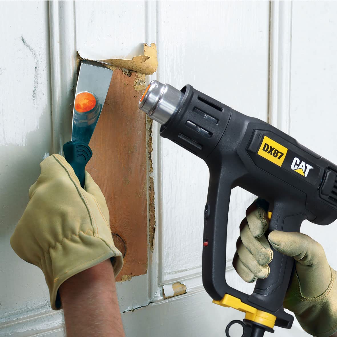 CAT DX87 2000Watt Digital Anzeige Profi Heißluftpistole + 5 Stück Zubehör
