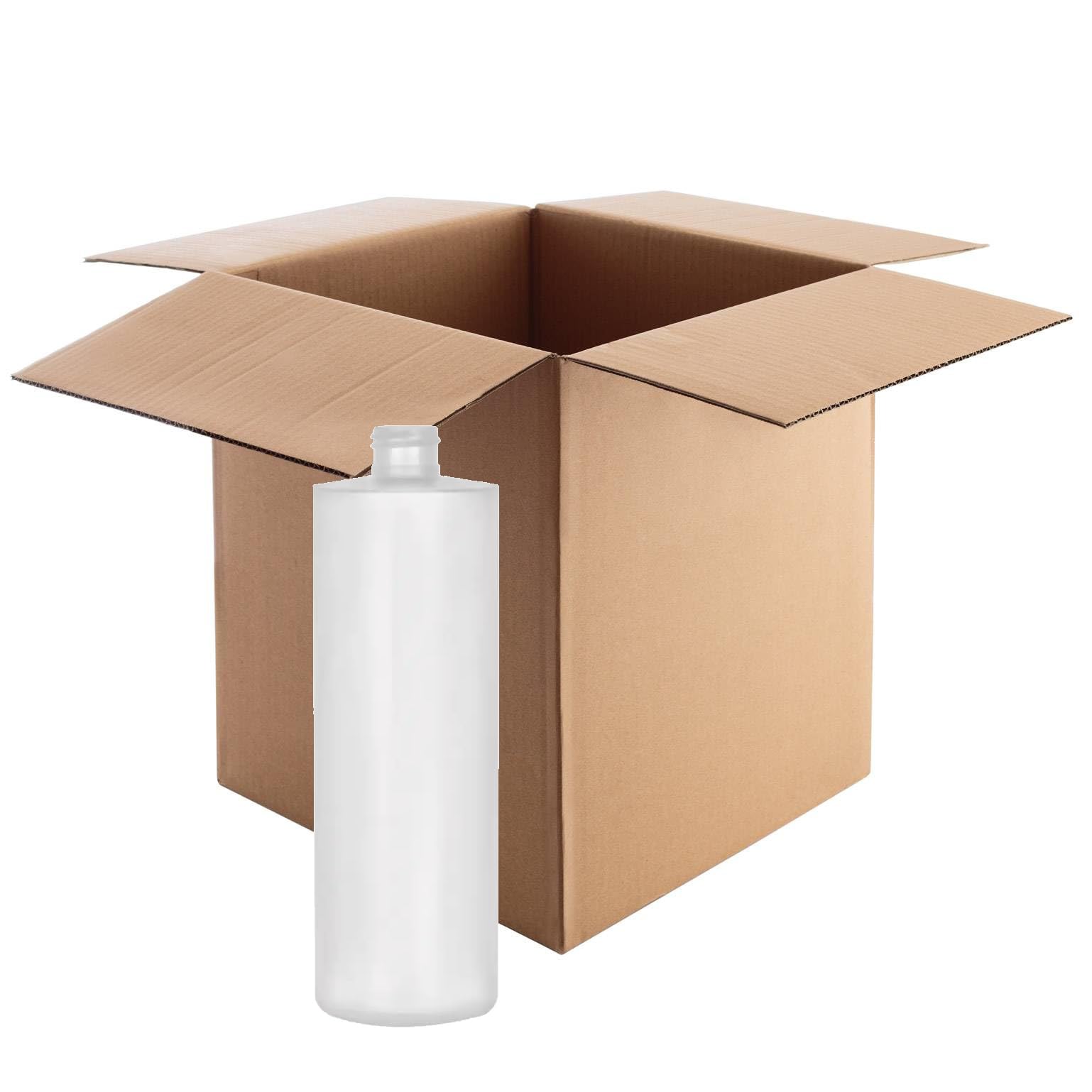 My-Shield 9 X 16 oz., 24/410 Finish, Natural, Bottles, HDPE, Cylinder Round, Sealable Cap, Box w/partition.