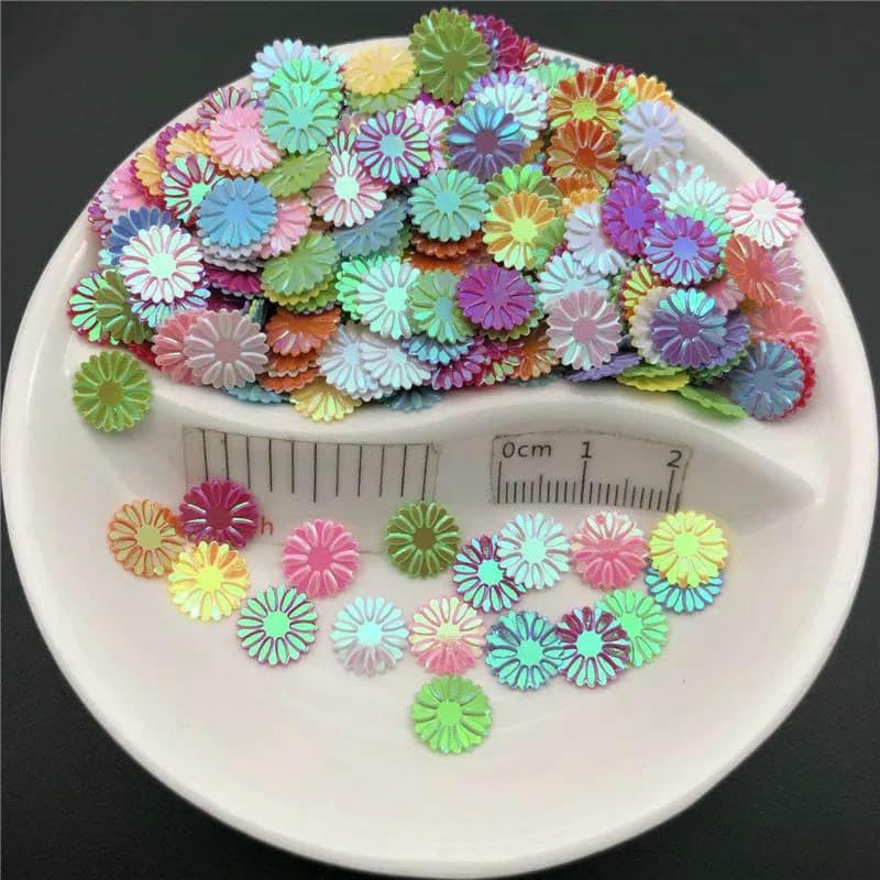 20 g 9 mm, Bellis Persnnis Paillettes sciolte per artigianato cucito, fai da te per donne/bambini, abbigliamento, cappelli, scarpe e accessori all'ingrosso - Verde AB - 150 g