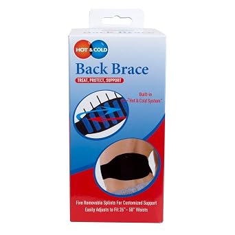 Acu-Life 360 Back Brace, Hot or Cold Pain Relief, Easy to Use, Reusable