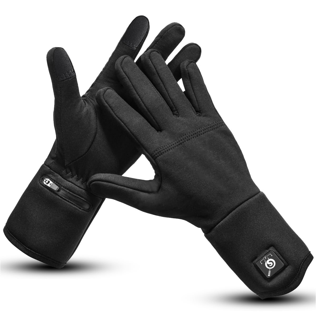 day wolf Heated Glove Liners Electric Gloves for Men Women Rechargeable Battery Hand Warmer for Winter Sports Snow Biking Riding Skiing Cycling Hunting Snowboarding : Sports & Outdoors