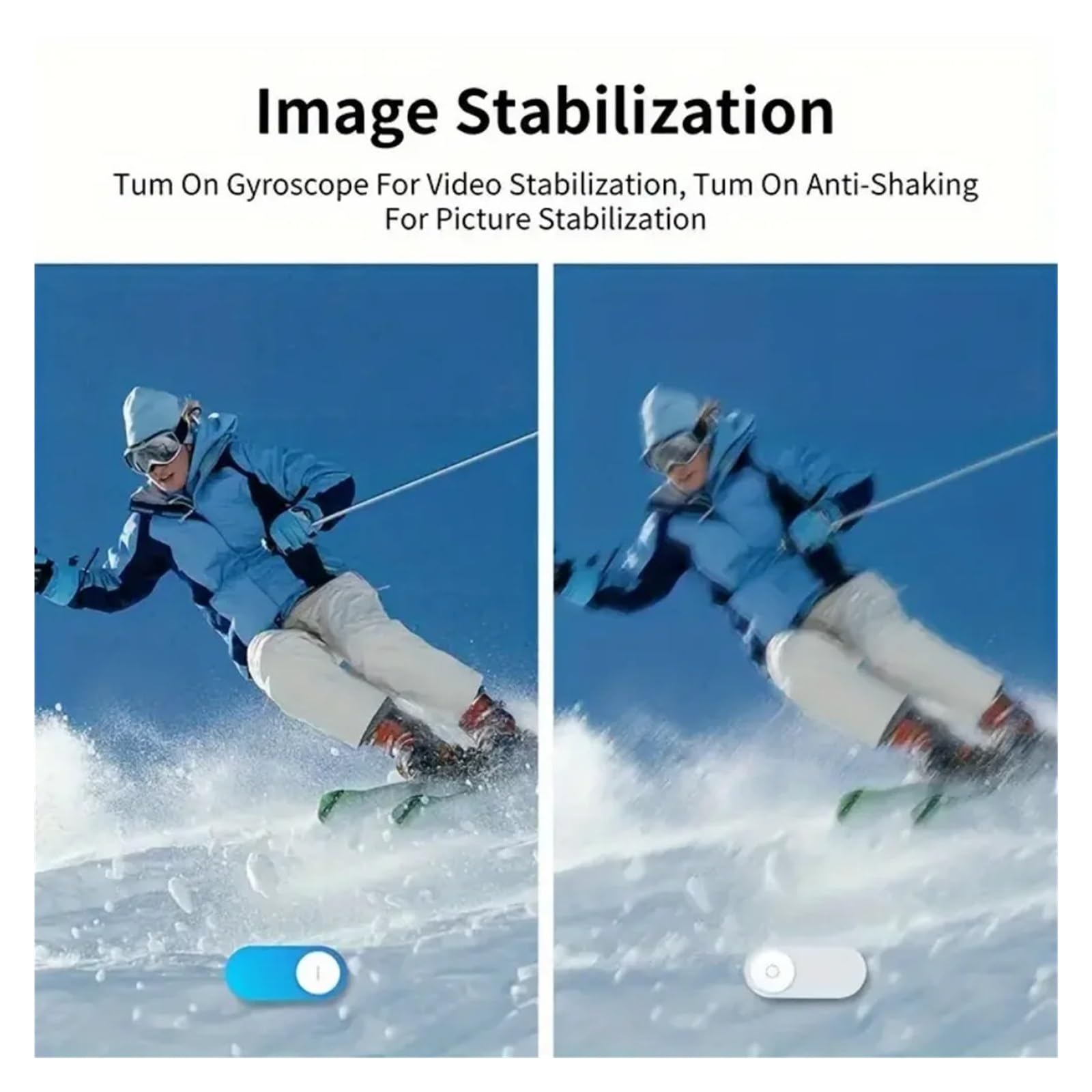 Action camera 5K Ultra HD con doppio schermo da 2.0 e 1.3 pollici, connessione WiFi for smartphone, for fotocamere casco