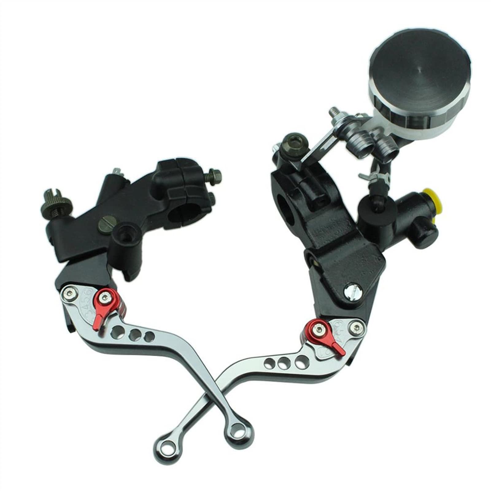 Levier d'embrayage Frein pour CBR600F pour CBF600 pour Hornet CNC Leviers d'embrayage Frein Moto Maître-Cylindre Réservoir Frein Hydraulique Guidon d'embrayage (Color : 1)