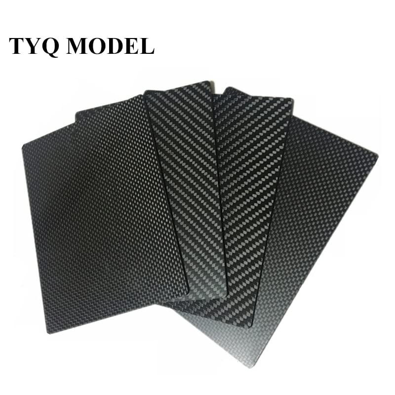 200mm X 400mm Real Carbon Fiber Plate Panel Sheets 0.5mm 1mm 1.5mm 2mm 3mm 4mm 5mm Thickness Composite Hardness Material for RC - (Color: 1.5mm Twill Glossy)