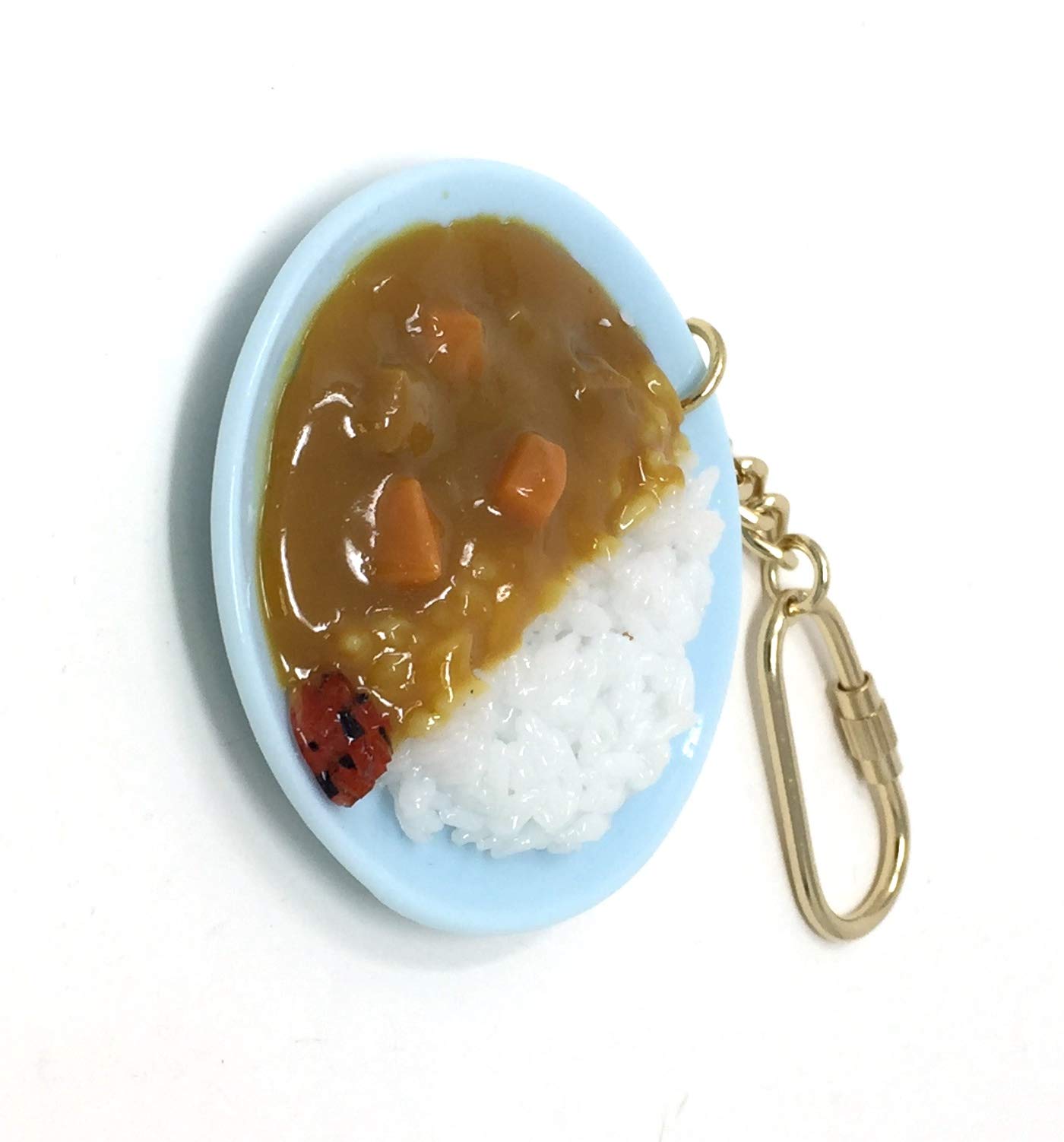 Amazon.co.jp: 末武サンプル 食品サンプルキーホルダー カレーライス k  