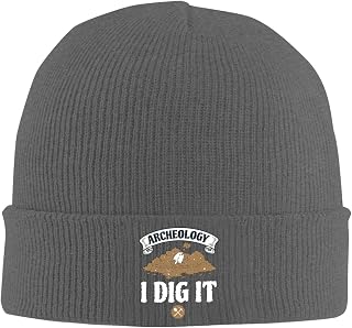 Archaeology Knitted Beanie Hat Soft Acrylic Winter Cap for Men Women Warmskull Cap