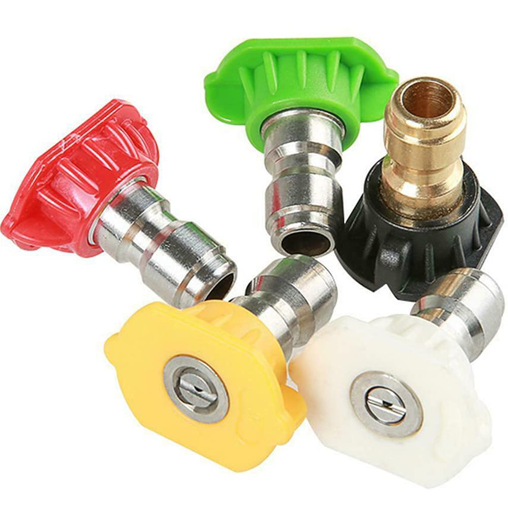 Adattatore e Raccordo per ugelli per idropulitrice Compatibile con idropulitrici ad Alta Pressione Karcher/Kärcher Serie K K2, K3, K4, K5, K6, K7 (Ugelli e Adattatore per idropulitrice)