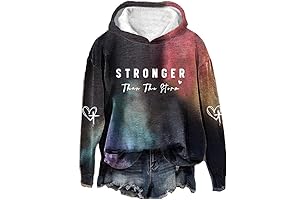 Tough as Nails: Stronger Than The Storm Hoodie for Women