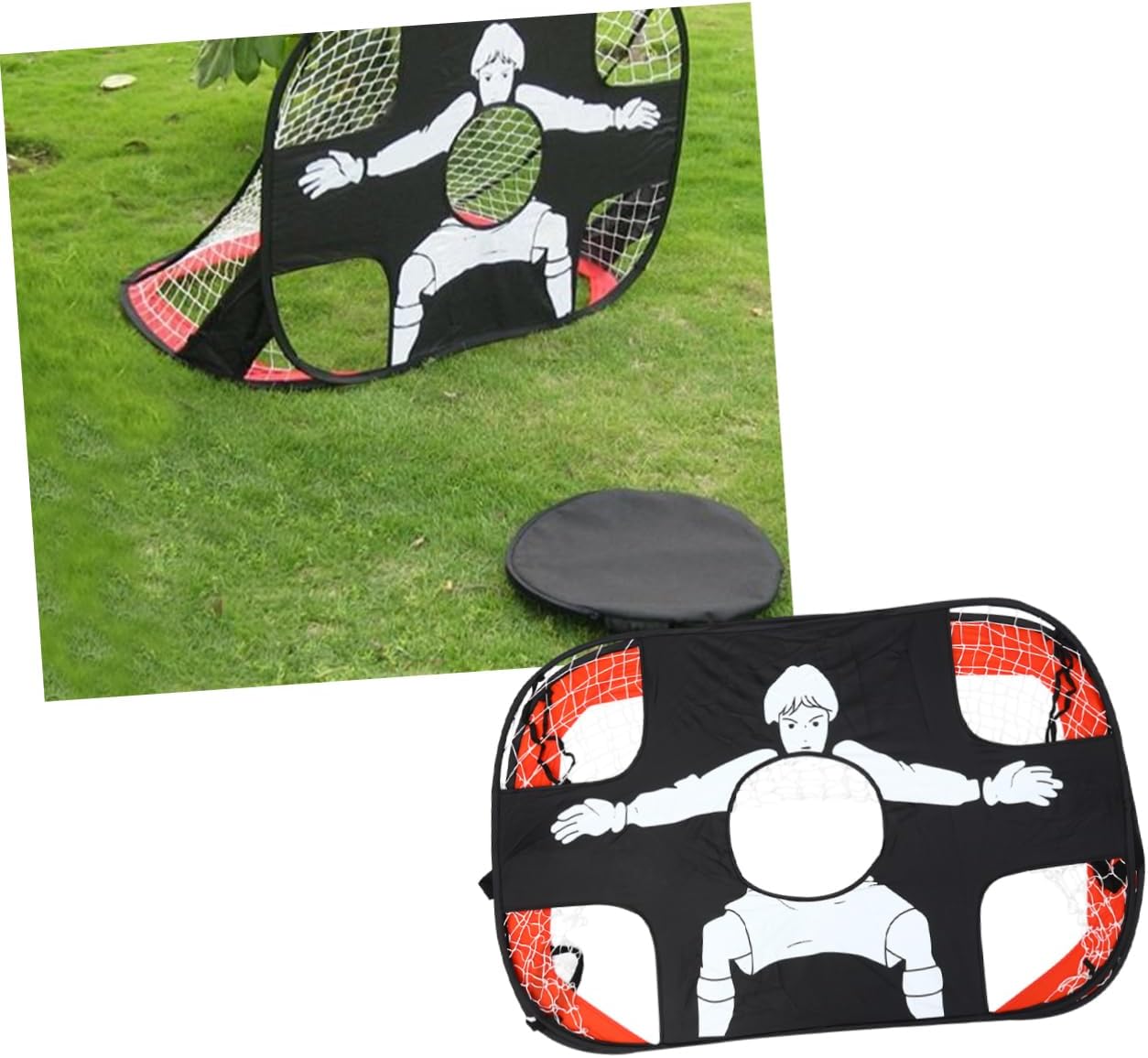 Milisten Soccer Goal Net for Boys and Girls Portable Football Goal Soccer Toy Boys and Girls Football Easy to Store Carry