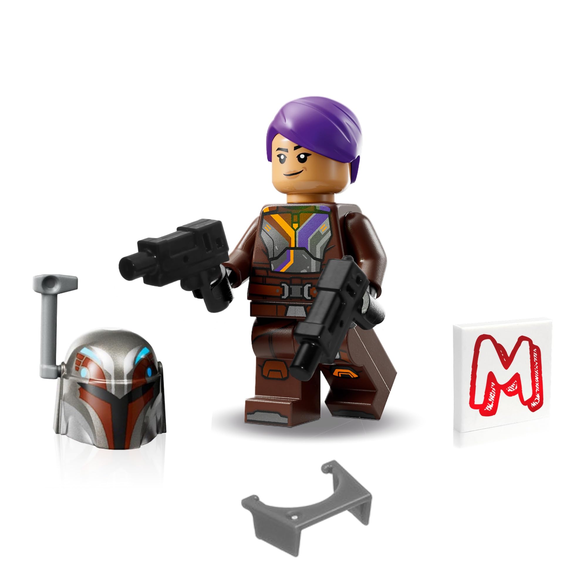 LEGO Star Wars Ahsoka Minifigure - Sabine Wren with Blasters (75362)