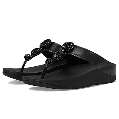 FitFlop Fino Beadie Button Metallic Toe Post Sandals Women
