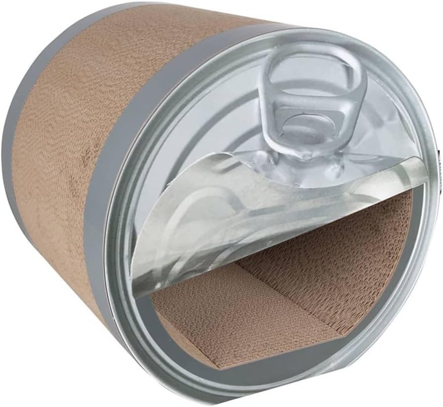 CAN - Funny Cat Scratcher - Perfect hiding spot - 36,5 x 40 x 38 cm - CAN