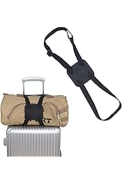 Luggage Straps Bag Bungee, Luggage Straps Suitcase Adjustable Belt,Add a Bag Easy to Travel Suitcase Elastic Strap Belt – (Black)