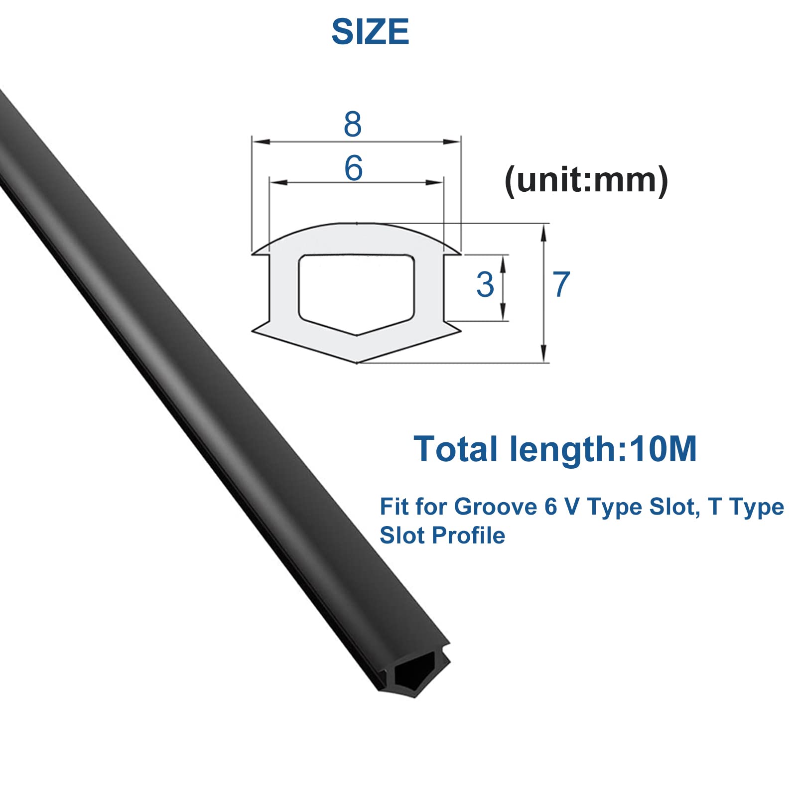 Medusaflex Aurelia Copertura Angolare Nero Fumé Per Profilo In Alluminio - Foto 5