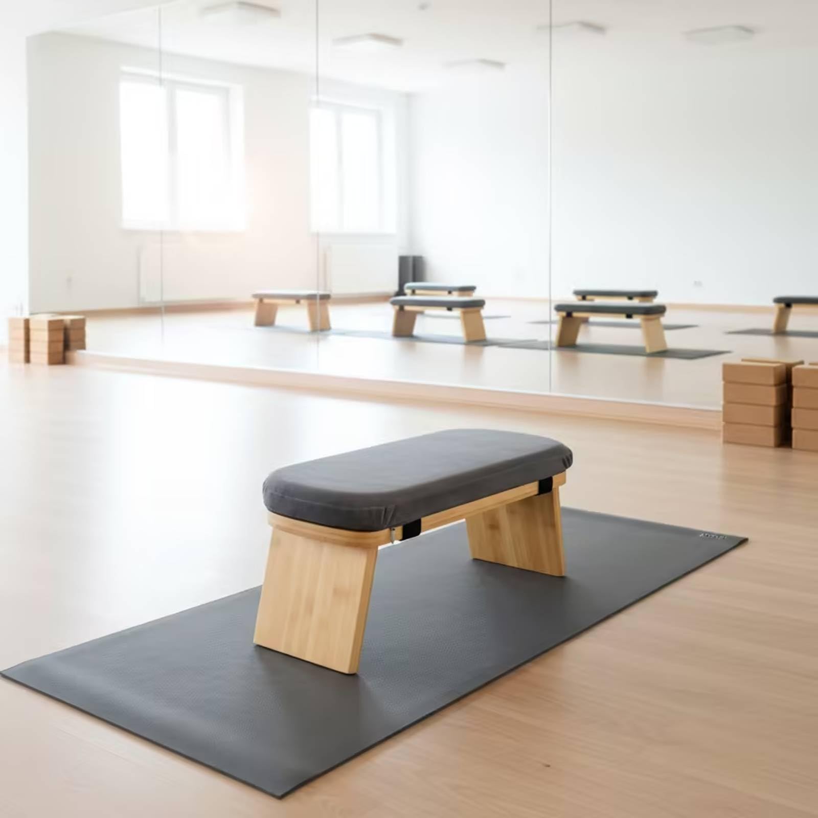 Banco Meditación con Cojín Acolchado Banco Meditación Silla para Casa