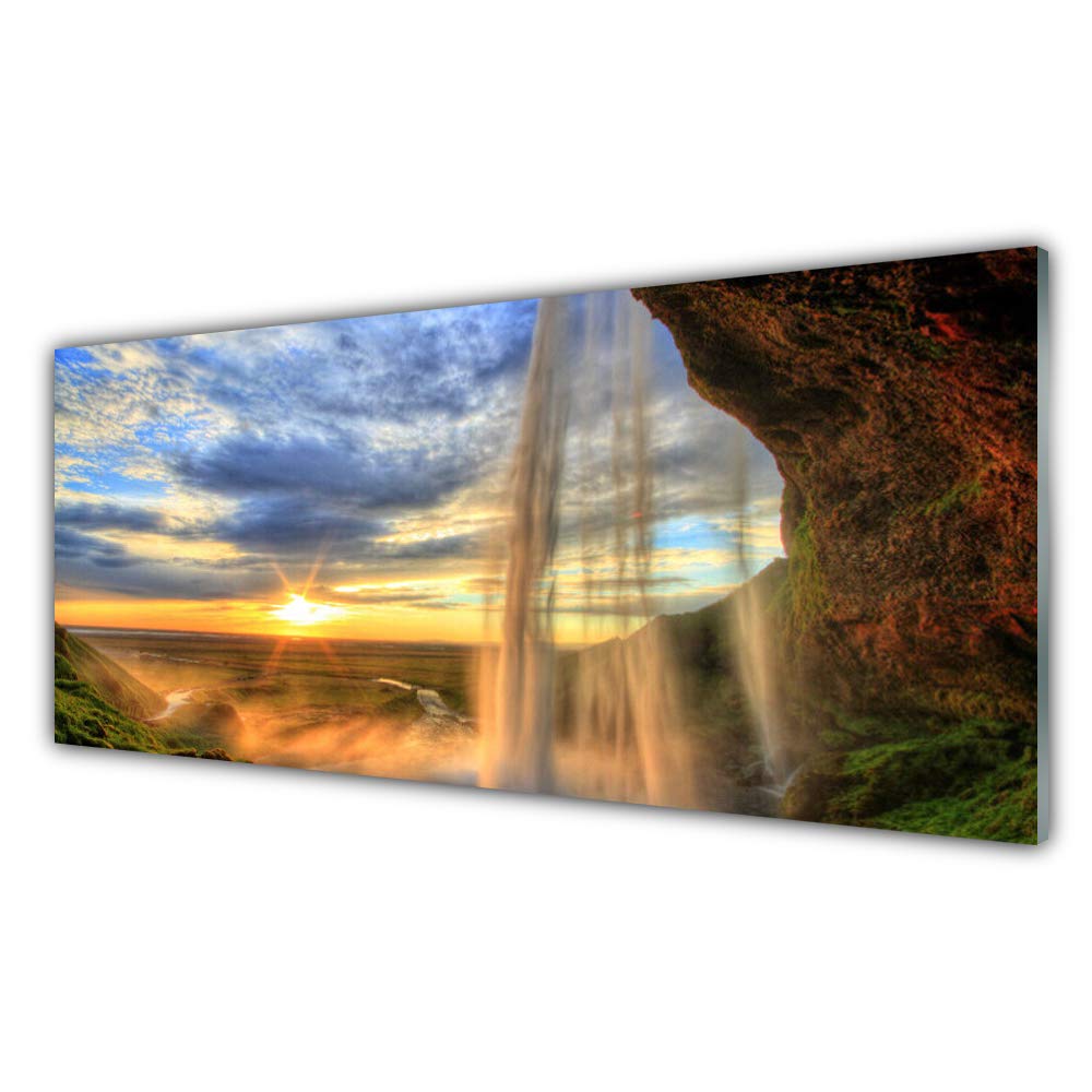 Impression sur verre acrylique Tulup 125x50cm tableau mural paysage plastique imprimés