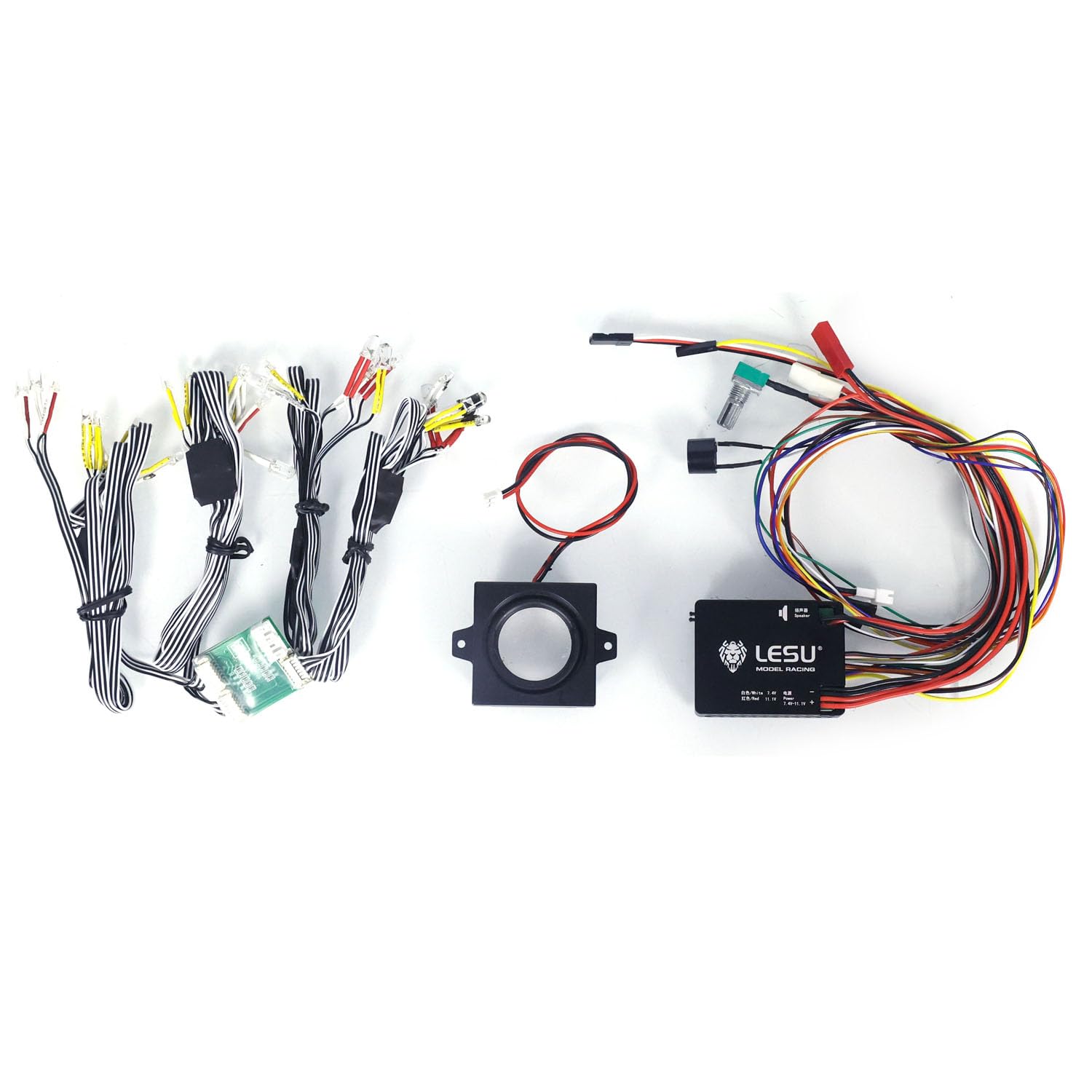 TOUCAN RC HOBBY LESU Sound System LED Light Group für 1/14 RC Kipplaster Baufahrzeugteile