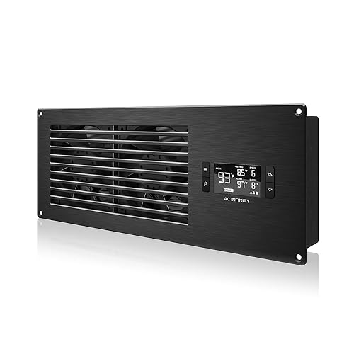 AC Infinity AIRFRAME T7-N - Sistema de ventilador de refrigeración de alto flujo de aire de 17 pulgadas, flujo de aire de admisión, para salas de