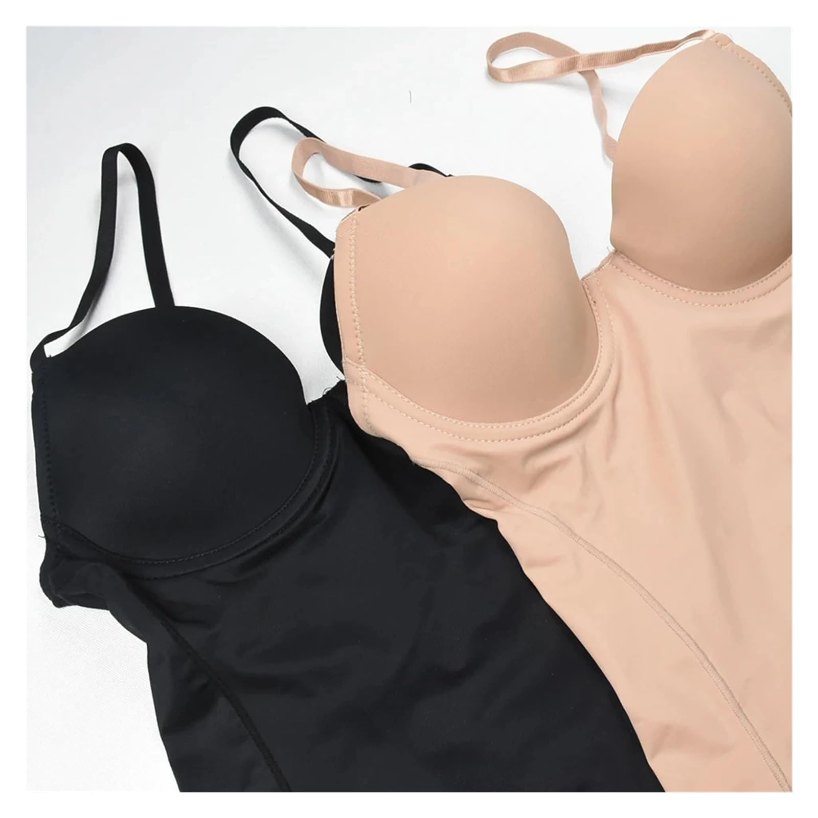 Femmes Shapewear Body Taille Formateur Gilet Mince Corps Complet Shaper intégré Soutien-Gorge Haut for femmme Ventre contrôle sous-vêtements Amincissants(Pink,S)