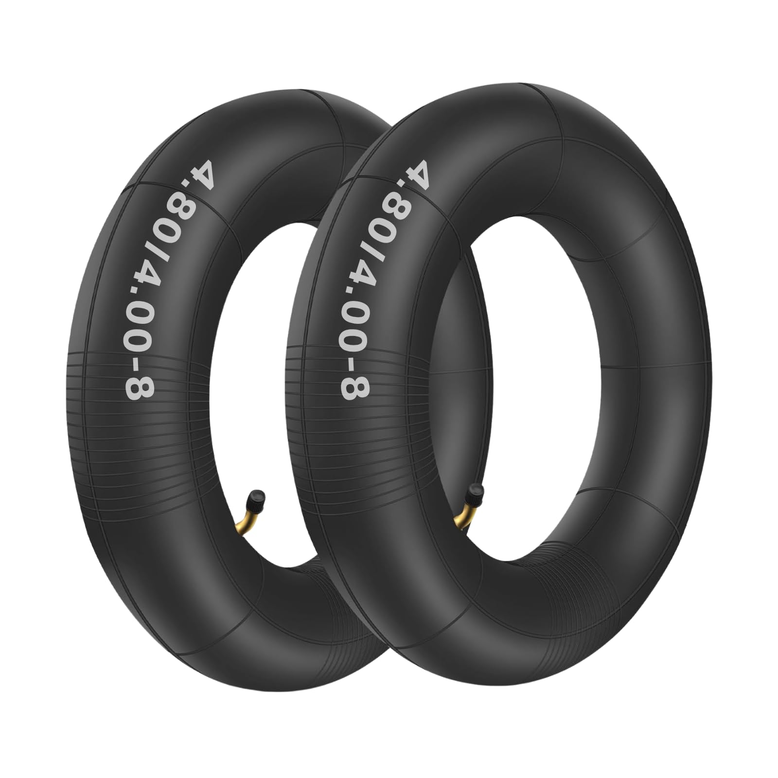 2 Pack 4.80/4.00-8 Inner Tube with TR87 Bent Valve Stem 4.80-8 Lawn Mower Inner Tubes For Wheelbarrow wheel barrow Garden Carts Lawn Mowers Tillers Unicycles Agricultural Tiller and More