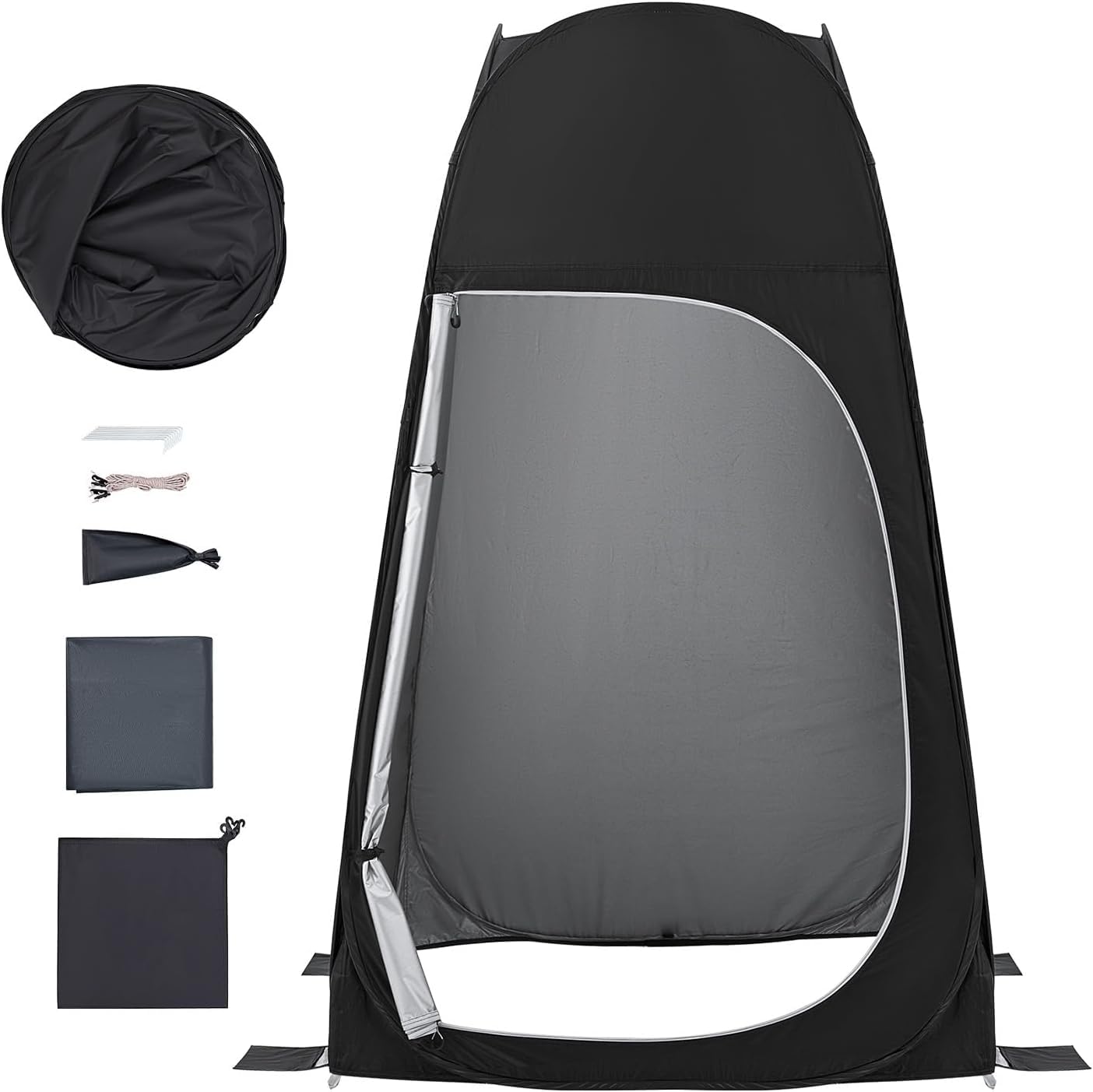 KingCampShower Tent Oversize Outdoor Shower Tents for Camping Dressing Room Portable Shelter Changing Room Shower Privacy Shelter Single/Double Shower Tent