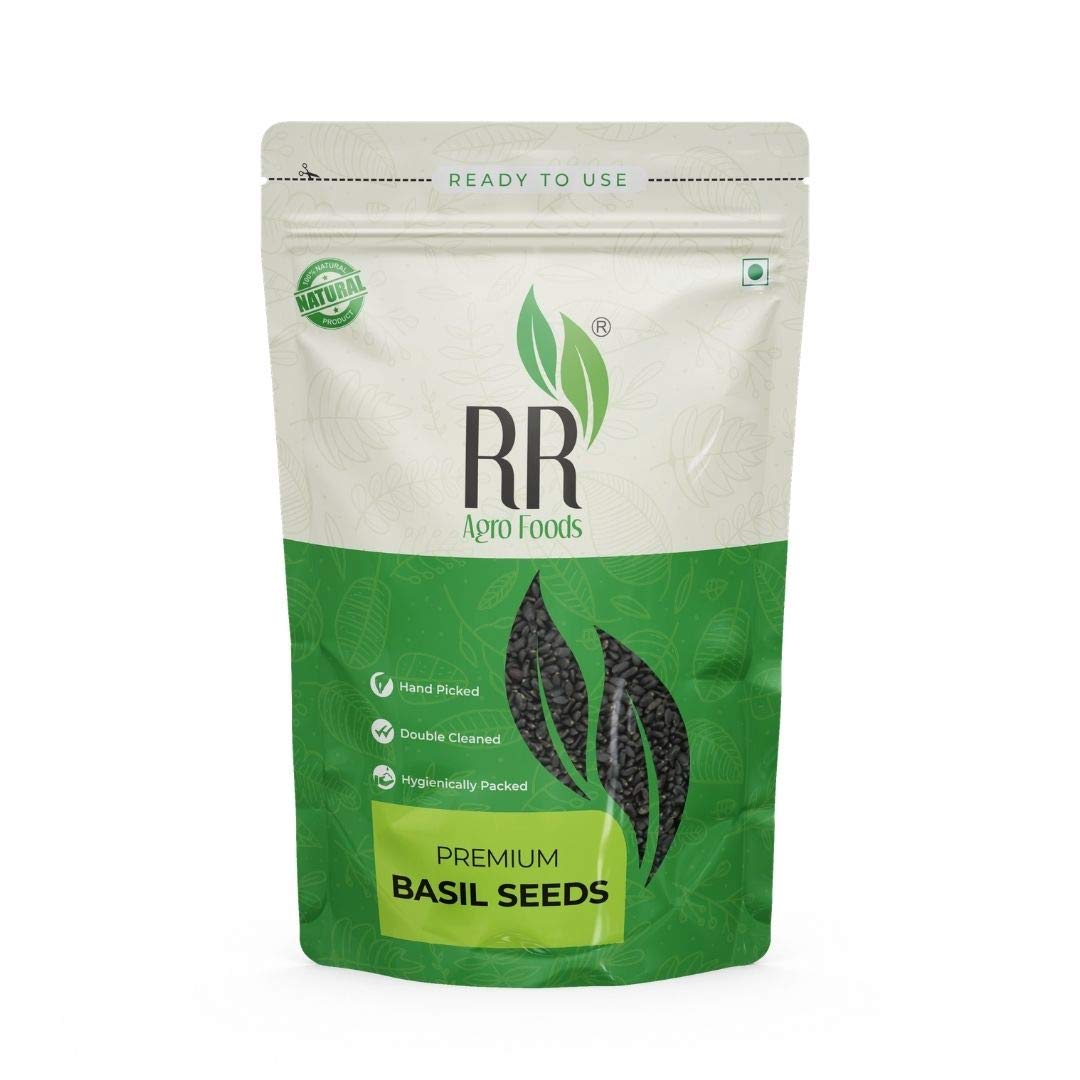 R R AGRO FOODS Basil Seeds 1 Kg|Tukmariya|Falooda Seeds|Seeds For Summer|Sabja Seeds For Weight Loss Pack Of 1 (B084MC6JJ7) Amazon Price History, Amazon Price Tracker