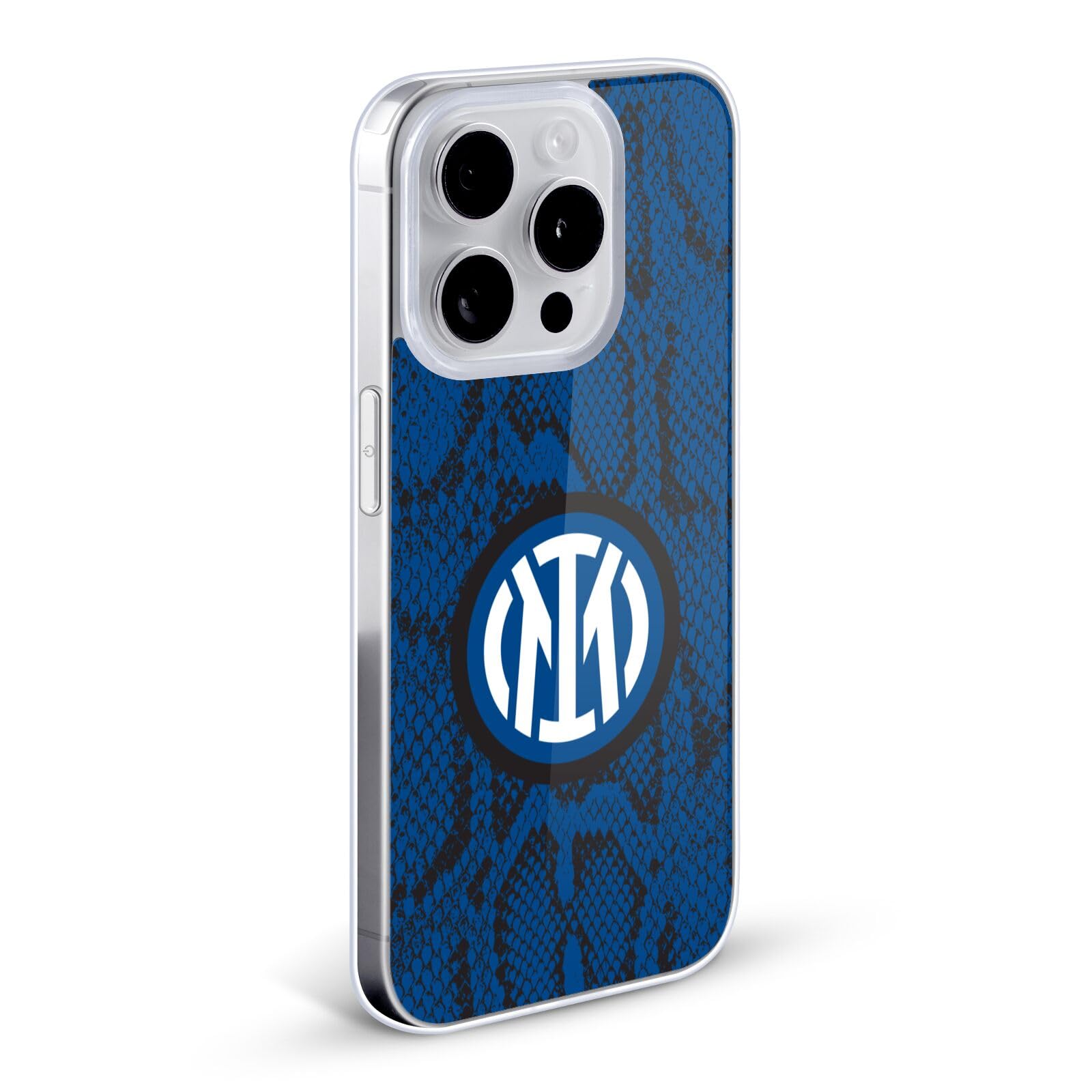 Head Case Designs Licenza Ufficiale Inter Milan Serpente Modelli Custodia Cover in Morbido Gel Compatibile con Apple iPhone 12 Mini