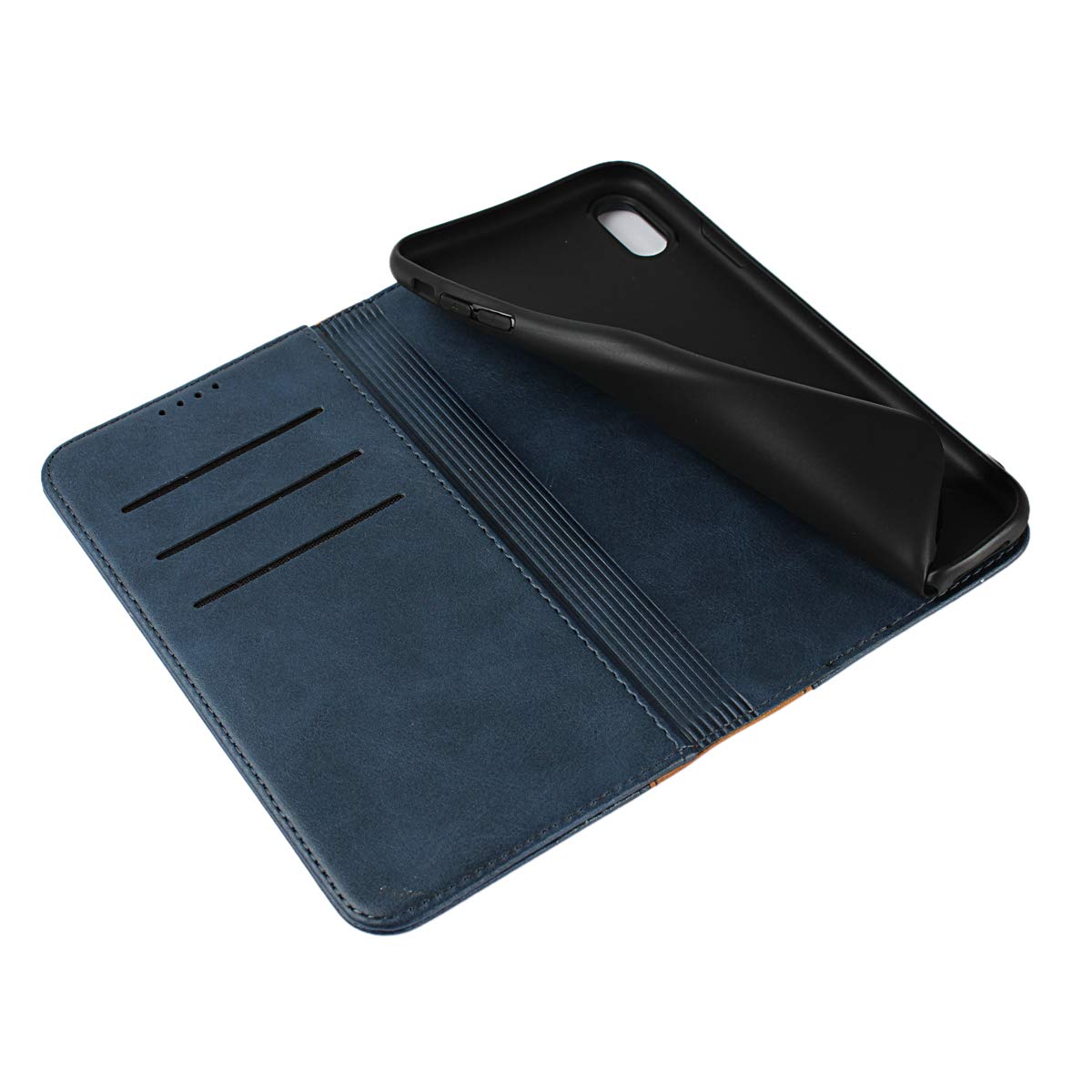 Cover per iPhone XS Max, Custodia Portafoglio in Pelle Cover