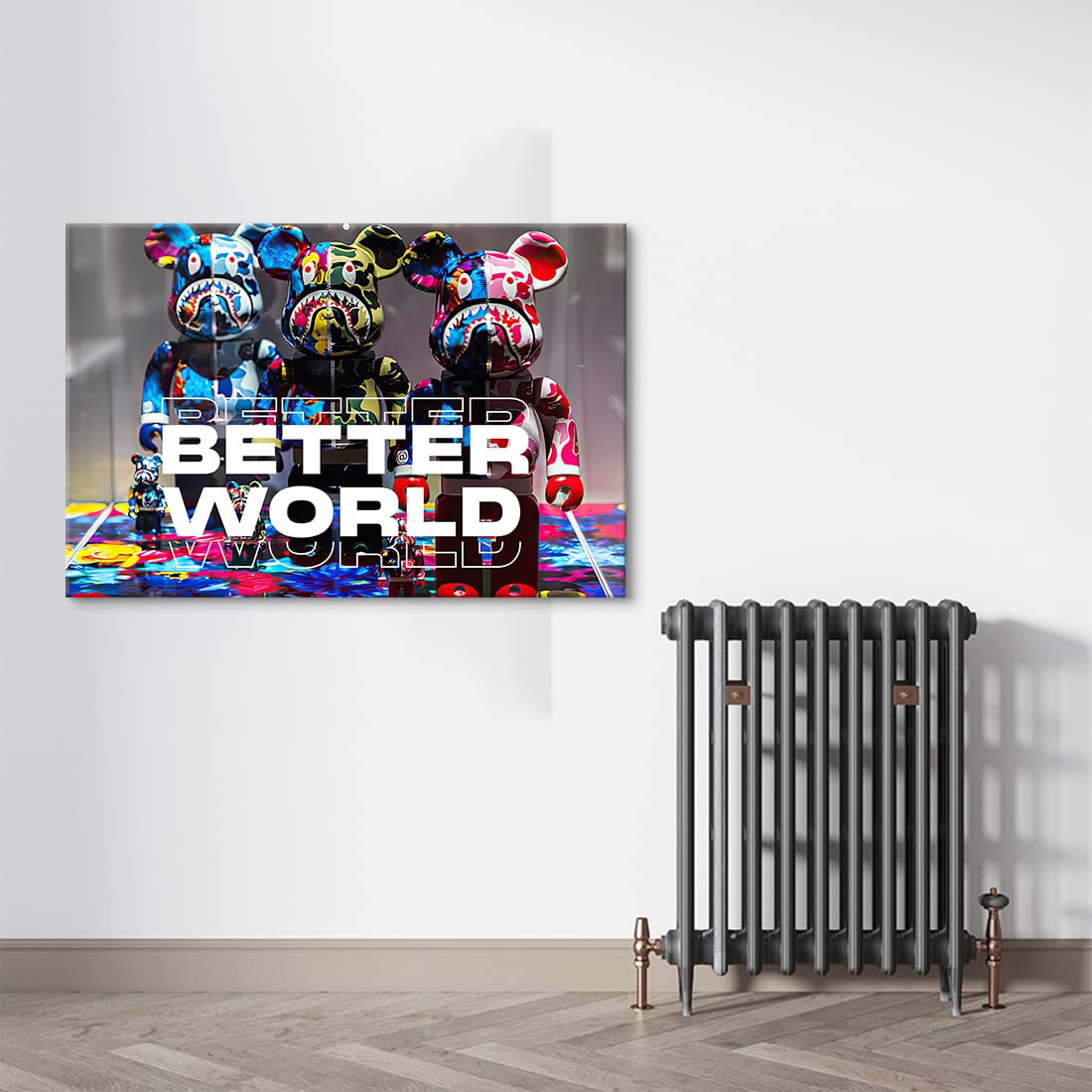 Amazon.co.jp: アートパネル 1枚 飾り絵 おしゃれ ベアブリック