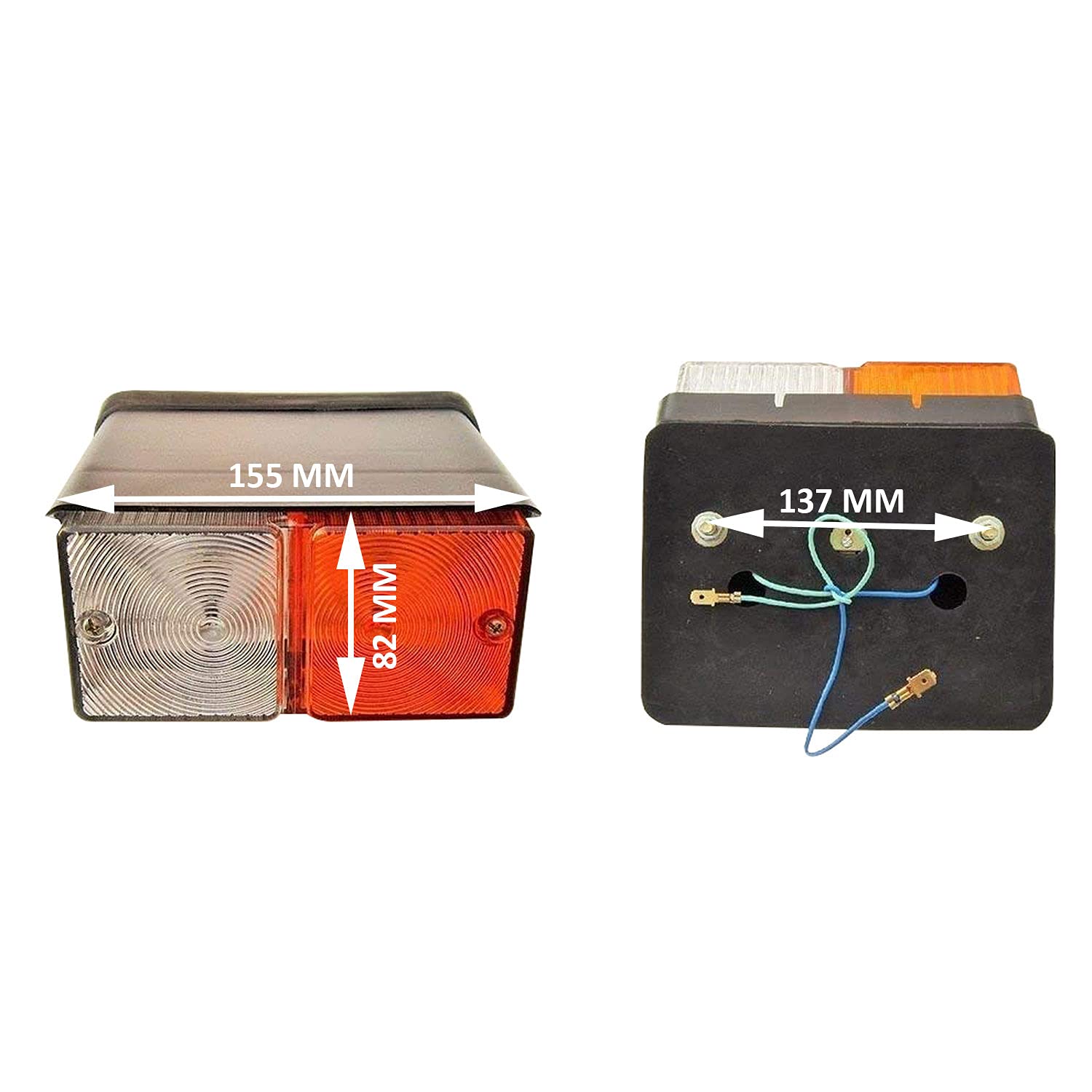 Paire Face Avant Clignotant Lampe Garde-Boue Avant Léger pour Ford Tracteurs 12V -11009401
