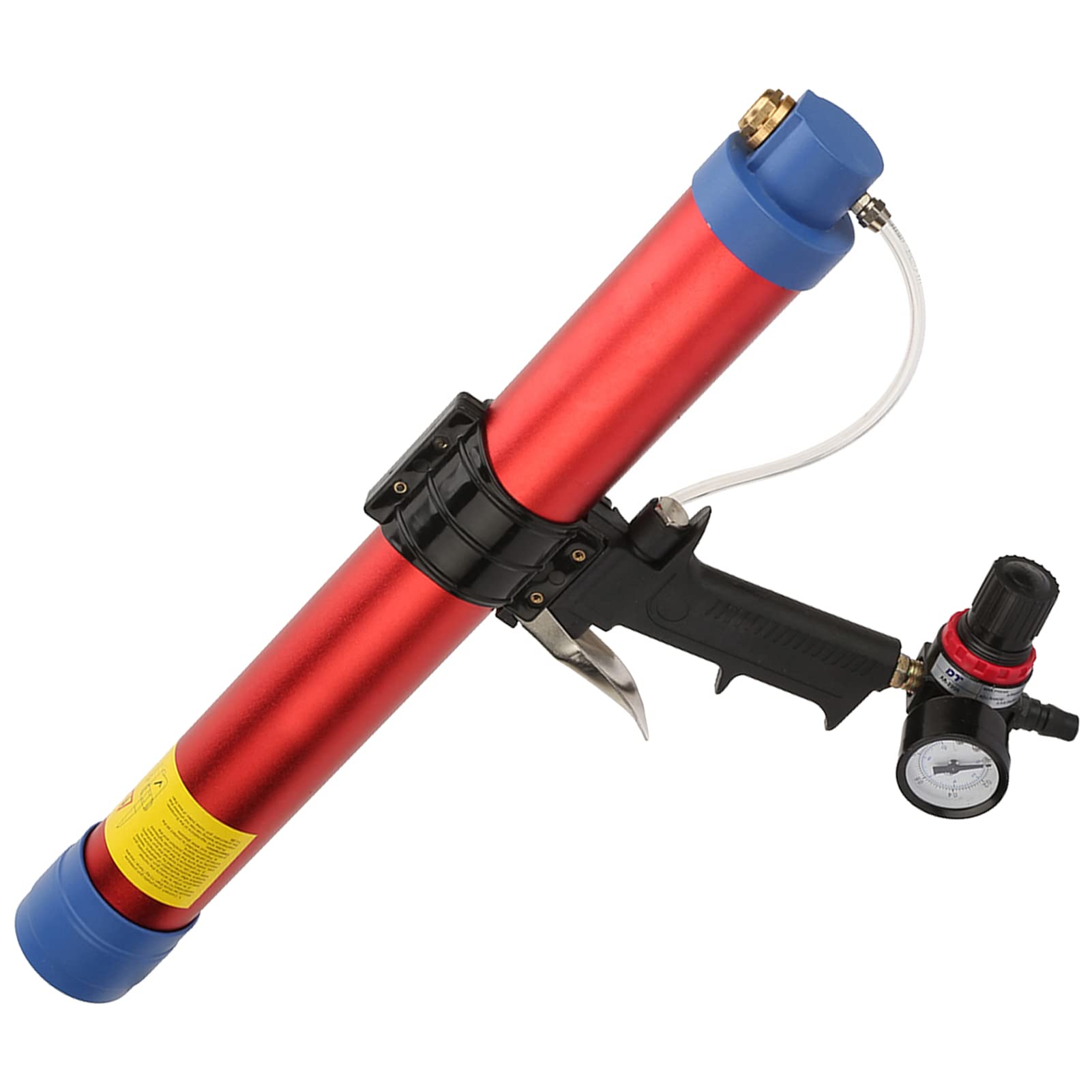 600 ml Pistolet à Air à Colle Douce Pistolet à Colle Pistolet à Calfeutrer à Scellant Colle de Verre Pneumatique 1/4 po Orifice d'admission