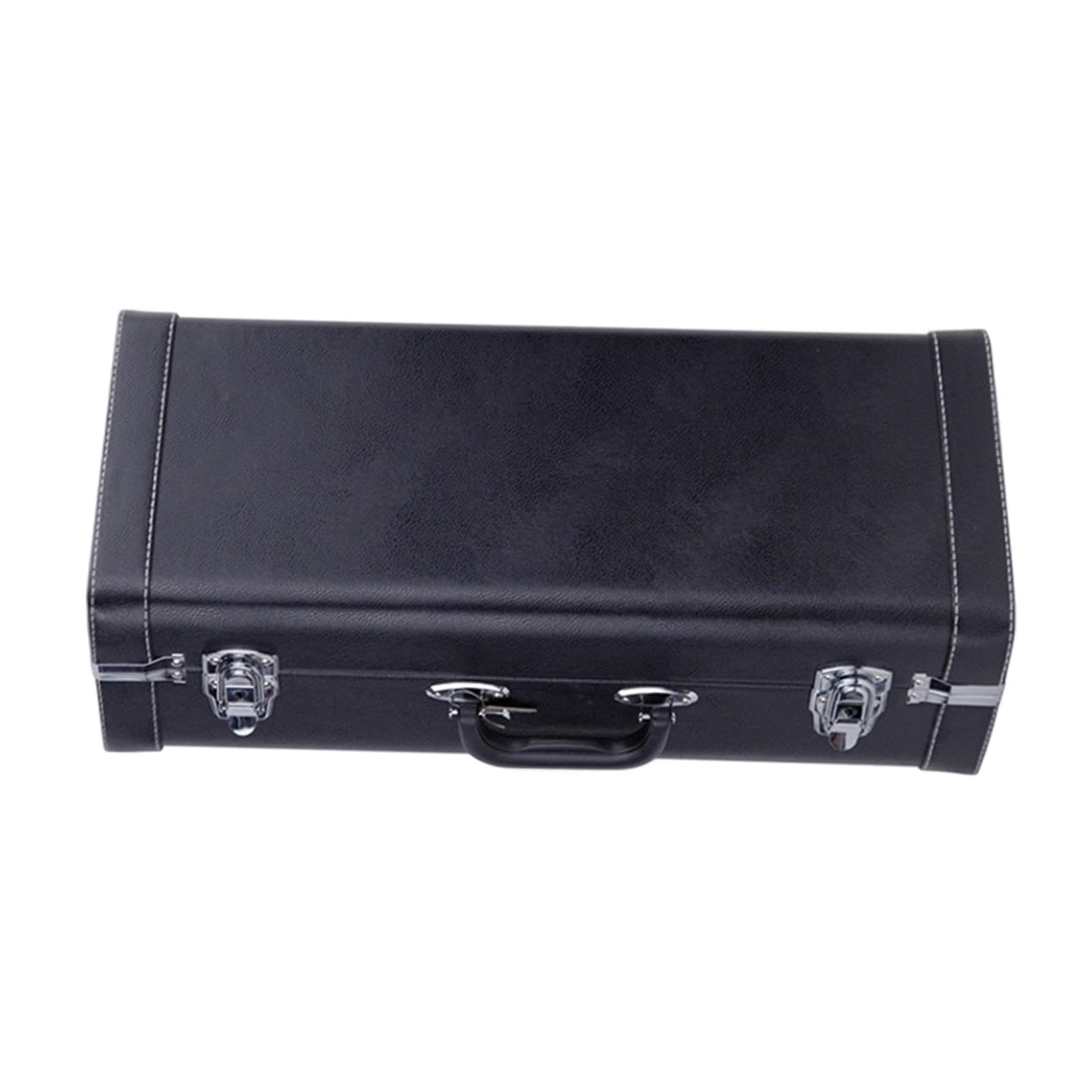 Custodia per tromba, rivestimento interno in velluto, custodia da concerto, accessorio per strumenti musicali, ideale per, nero