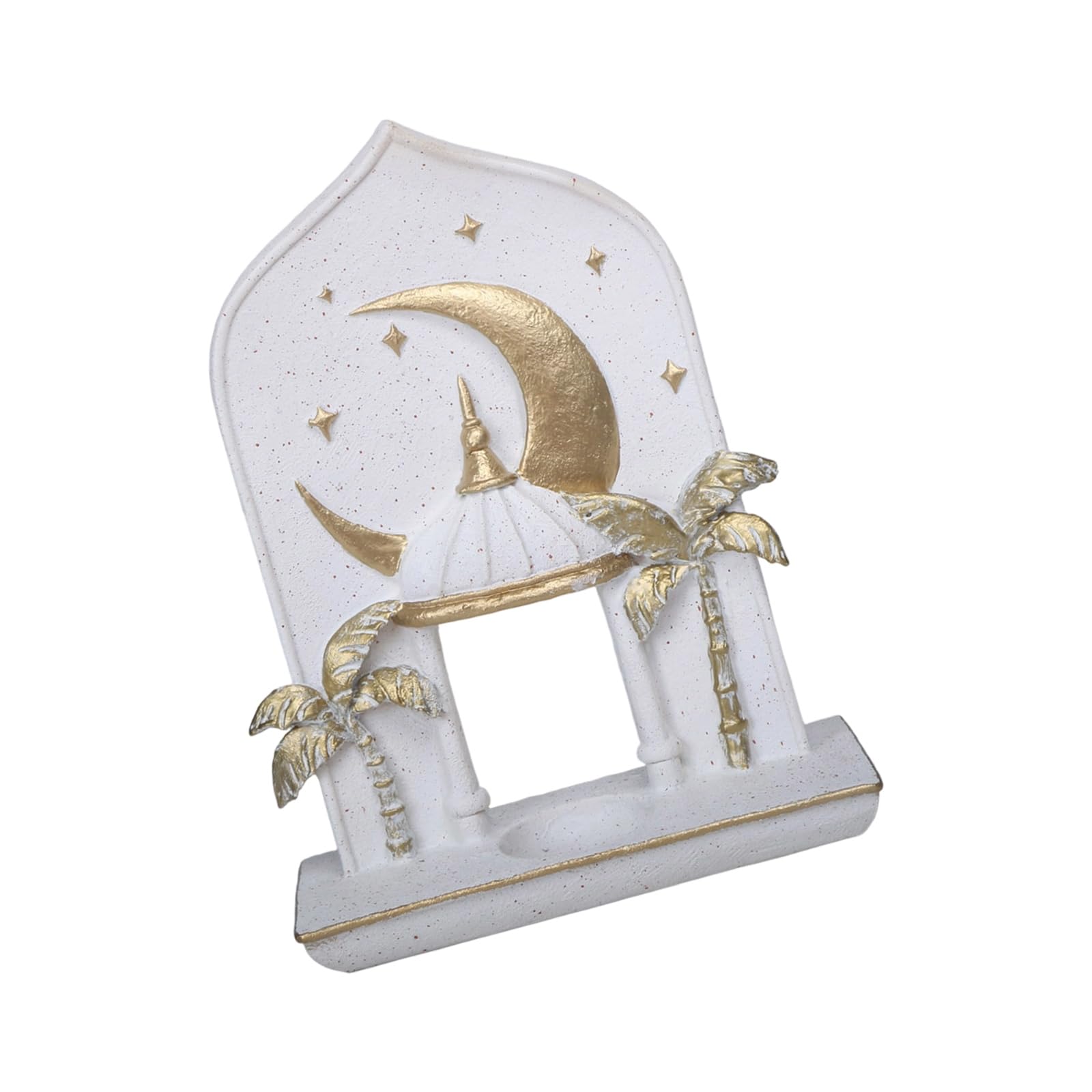 APGLSXY Unique Arabic Theme Moons Castles Statue Resin Cultural Architectural Decors for Enhancing Living Room Ornament Arabic Statue