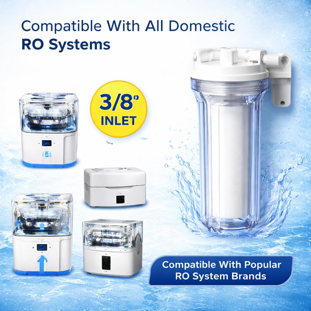 IONIX Transparent Pre Filter - Clear RO Water -3
