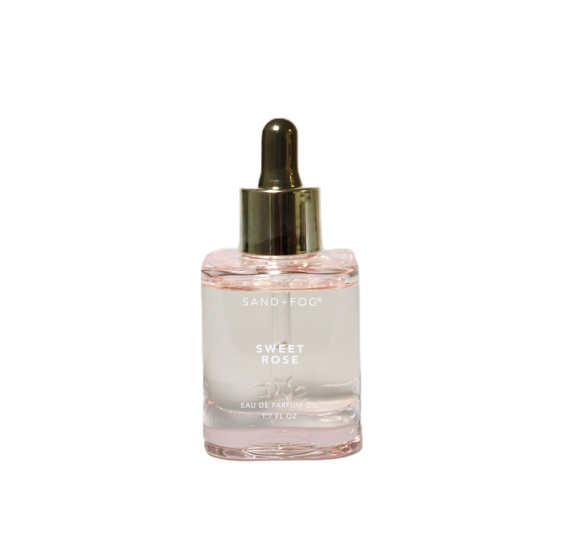 Sand + Fog Sweet Rose Eau de Parfum Oil, 1.7 fl oz, Dropper Bottle