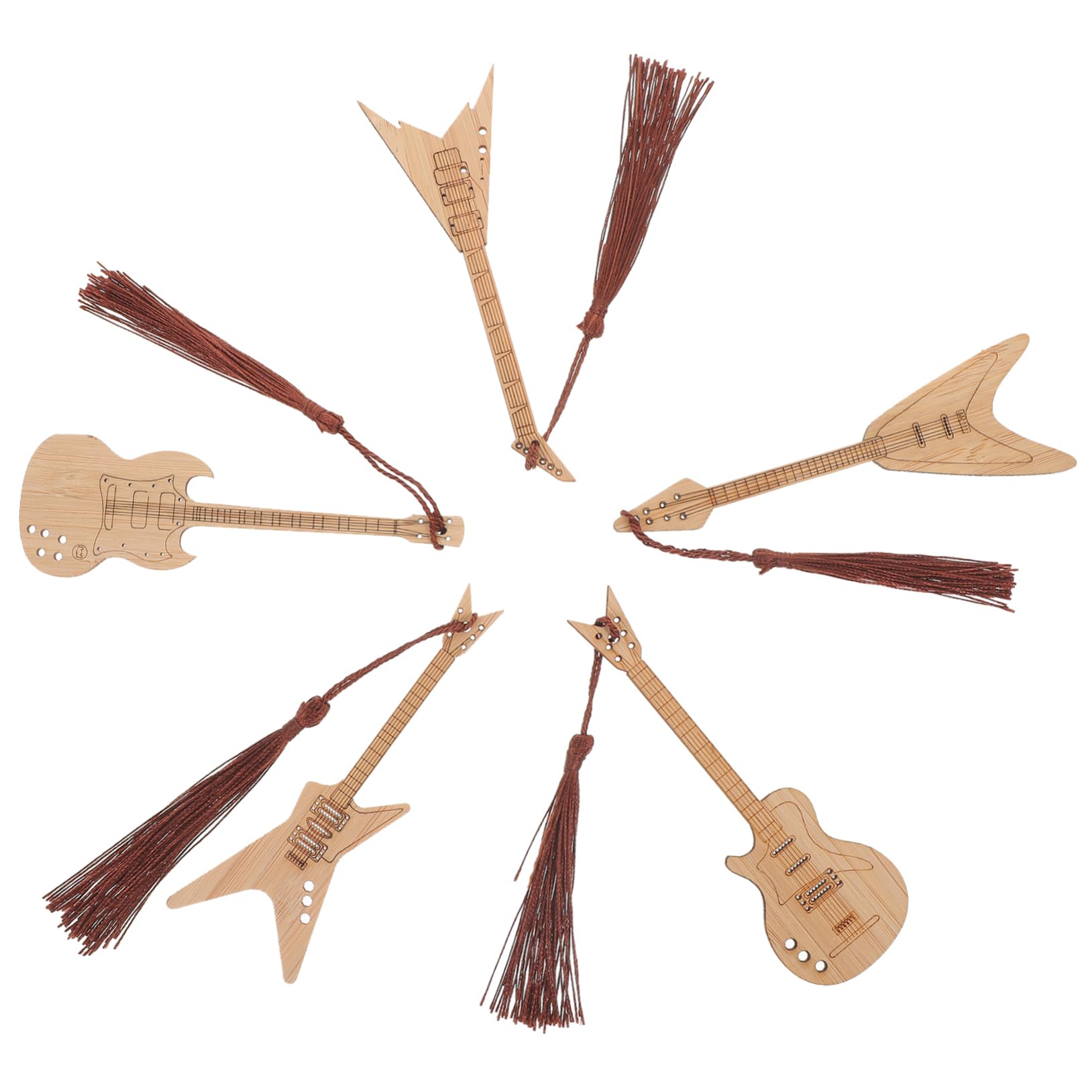 DOITOOL 5 Series Marcadores De Página De Guitarra Borlas Marcadores De Libros Estudiantes Y 5 Piezas X 5