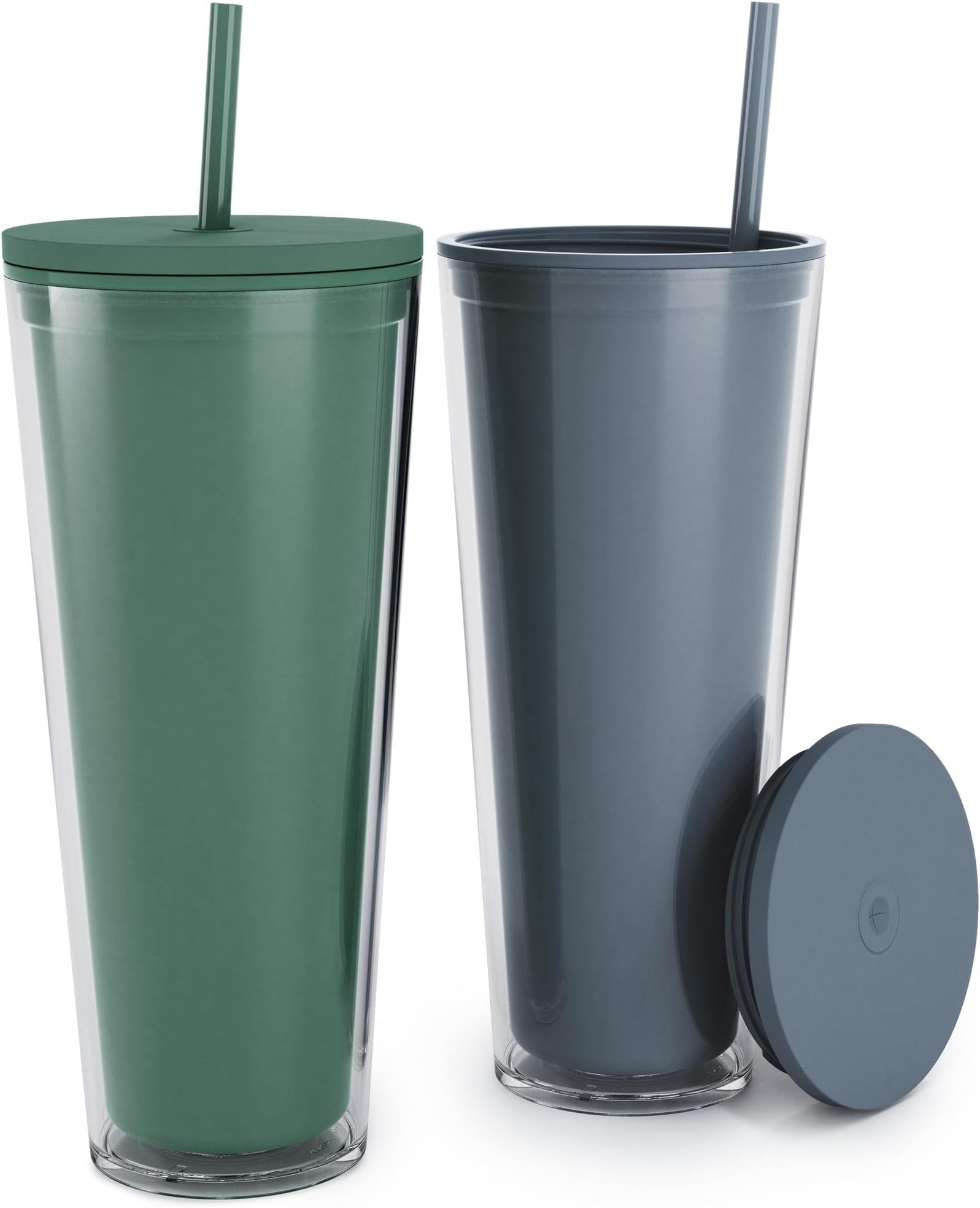 Maars Classic Acrylic Tumbler with Lid and Straw 32oz
