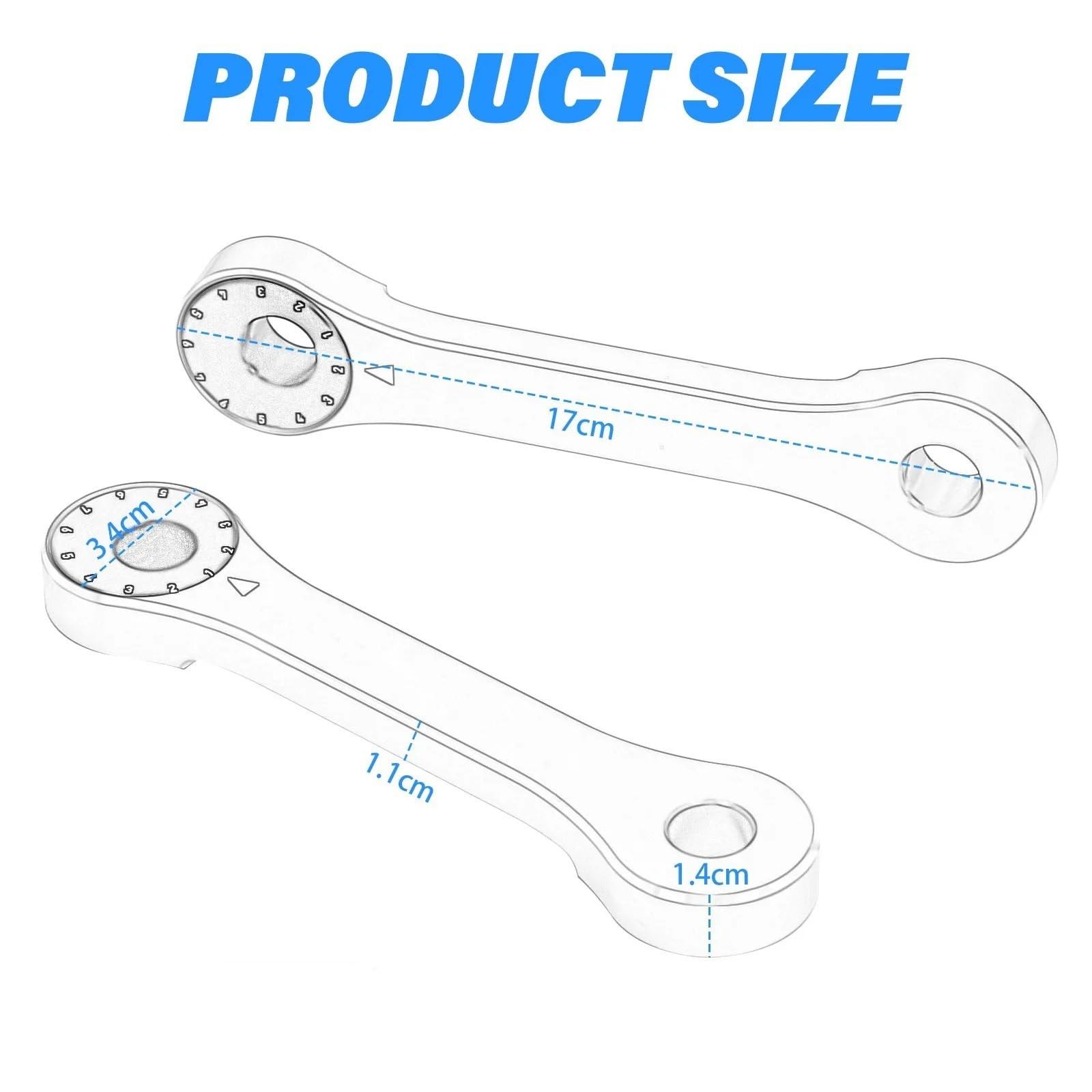Zestaw łączników obniżających Do Suzuki RM125 regulowanego łącznika obniżającego motocykla Łącznik obniżający | 3D CNC Adjustable Motorcycle Lowering Link