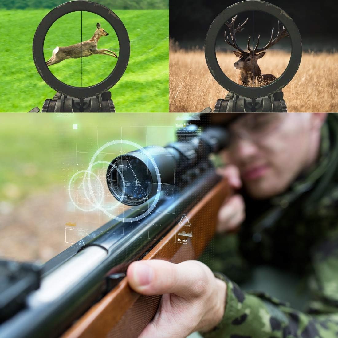 OMMO Illuminated Optical Riflescope Flip Open Photo