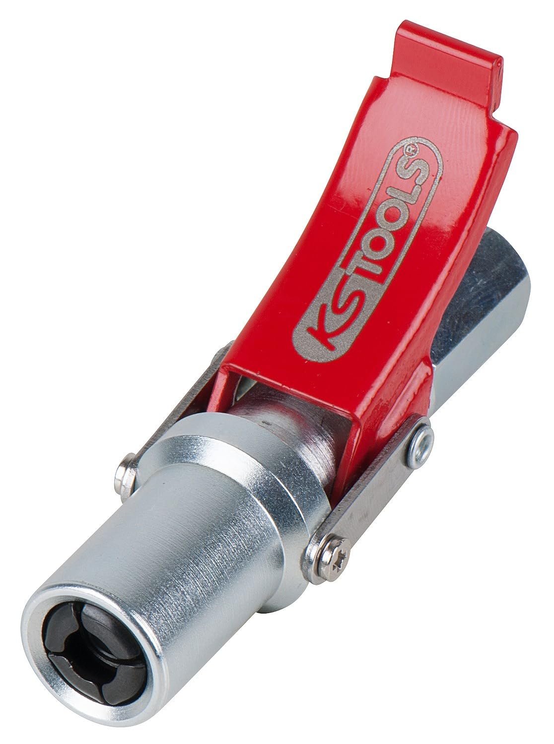 KS Tools 980.1108 Acople rápido Quick-Lock para pistolas de engrase, 1/8"