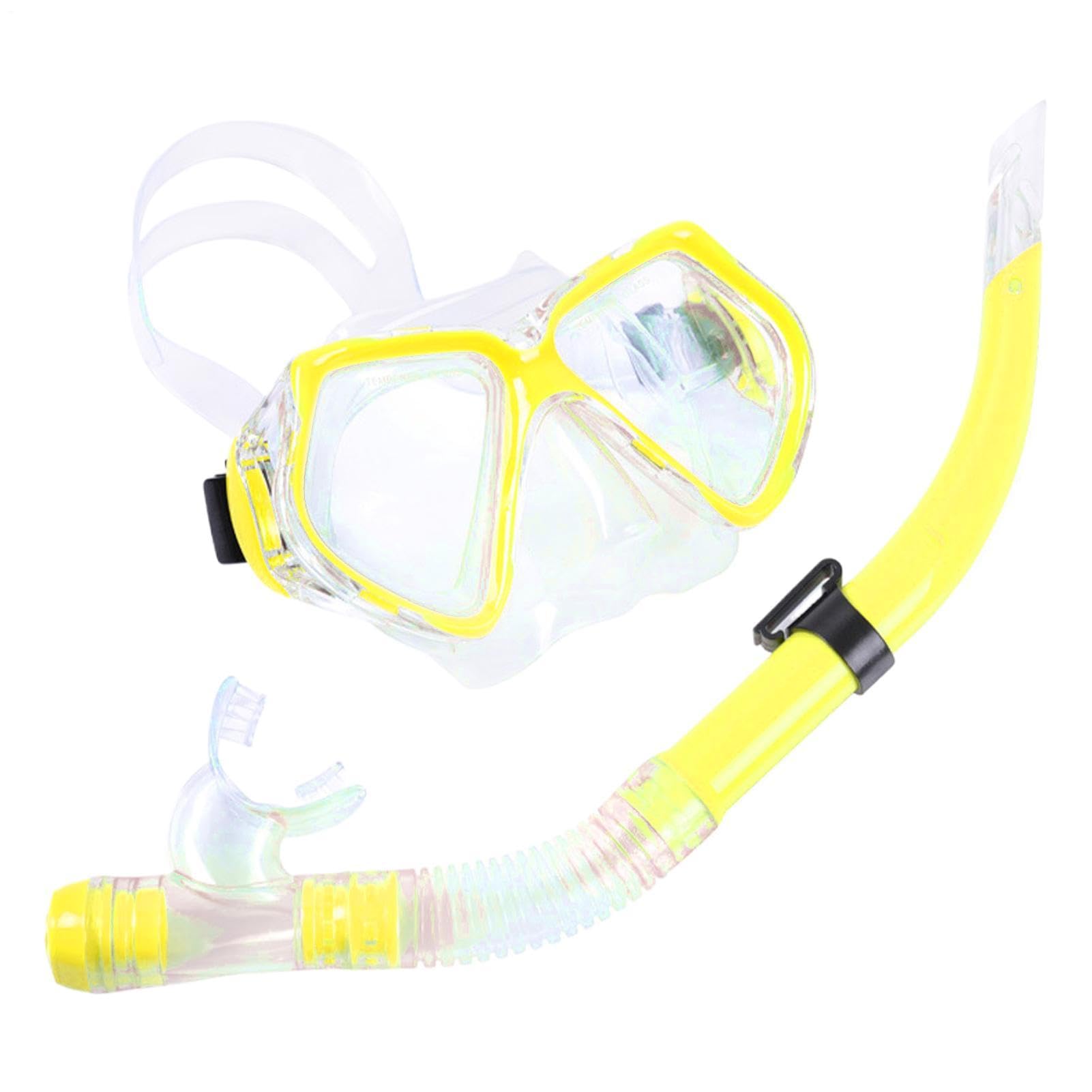 Set Snorkel para Niños Ajustable Antifugas Visión Panorámica | Gafas snorkel y equipo natación viaje Para Hombres, Mujeres, Jóvenes, Niños, Viajes al Aire Libre, Playa, Mar, Verano, y