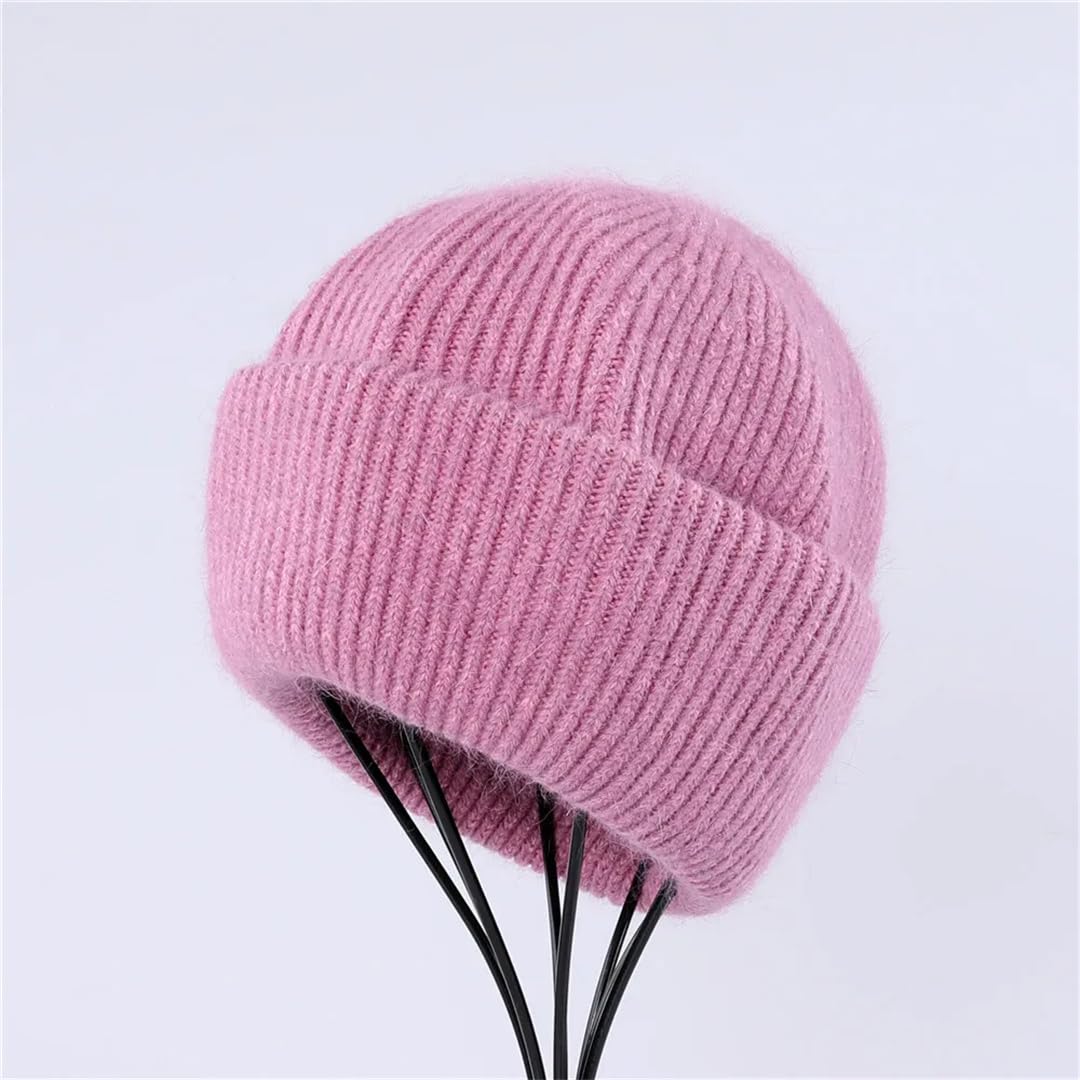 Wvapzxx Cappello Invernale Per Donna Berretti Lavorati A Maglia In Cashmere Cappelli Spessi E Caldi In Lana Per Ragazze