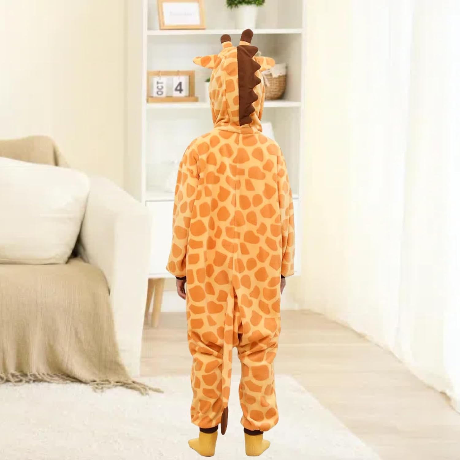 Unisex Kids Onesie Pajamas Animal Pjs One-piece Sleepwear Halloween Cosplay Costume - Image 4