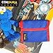 Rough Enough Boys Wallet for Kids Teen Boys First Wallet with Neck Lanyard Keychain Blue