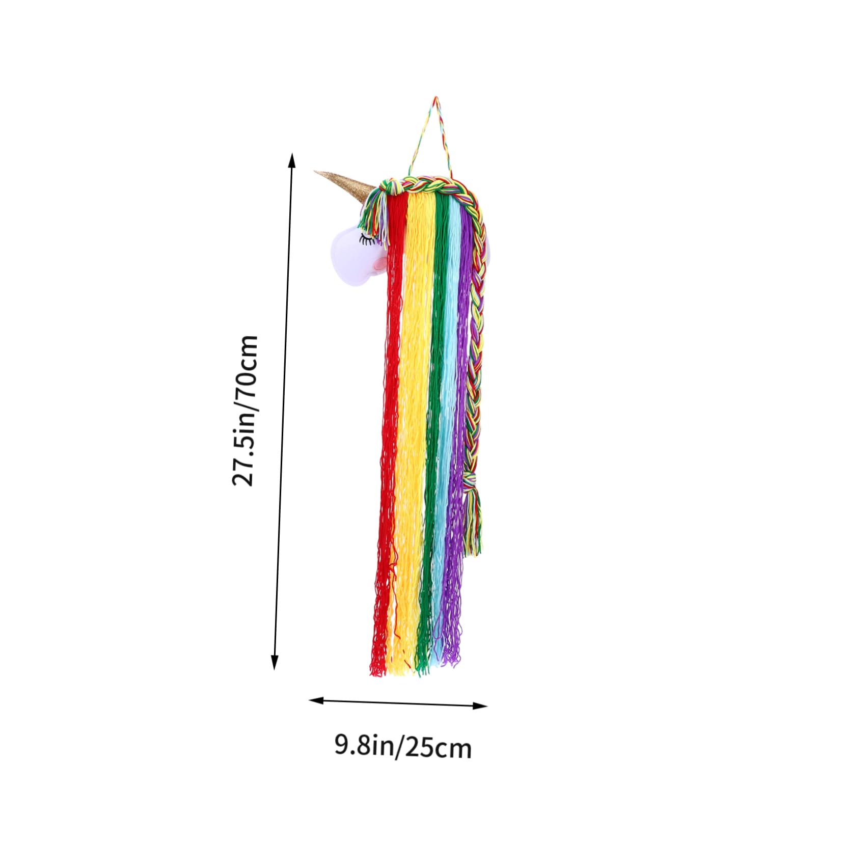 SUPVOX Hairpin and Hair Accessories Rack Hair Clip Storage Organizer Unicorn Headband Holder Safe and Decorative Wall Hanging for Girls' Room