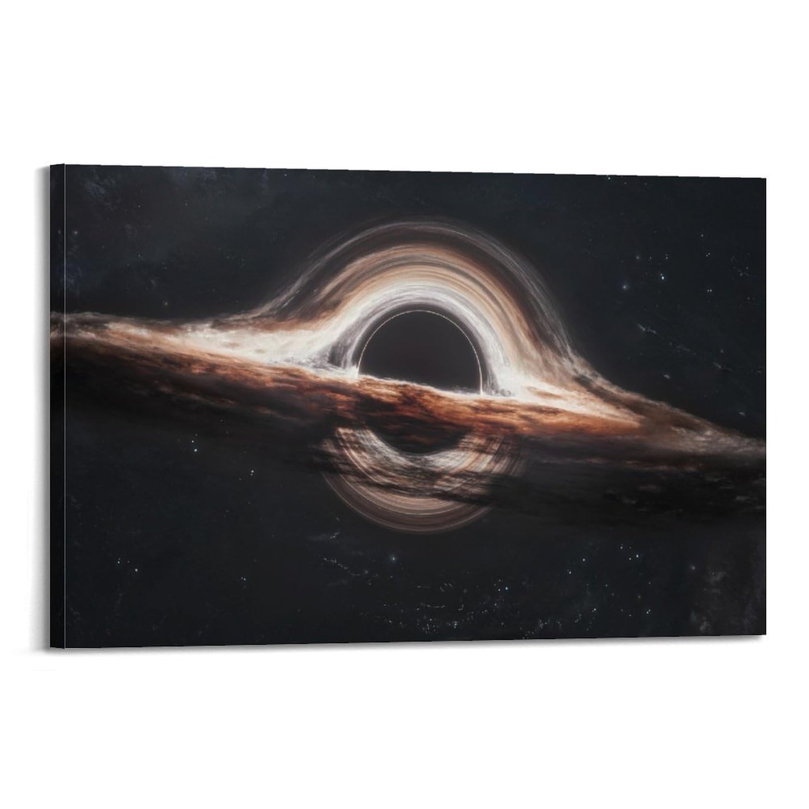 OKAHYS Black Hole Wormhole Space Poster Decorative Painting Canvas Wall Artworks Picture 08x12inch(20x30cm)